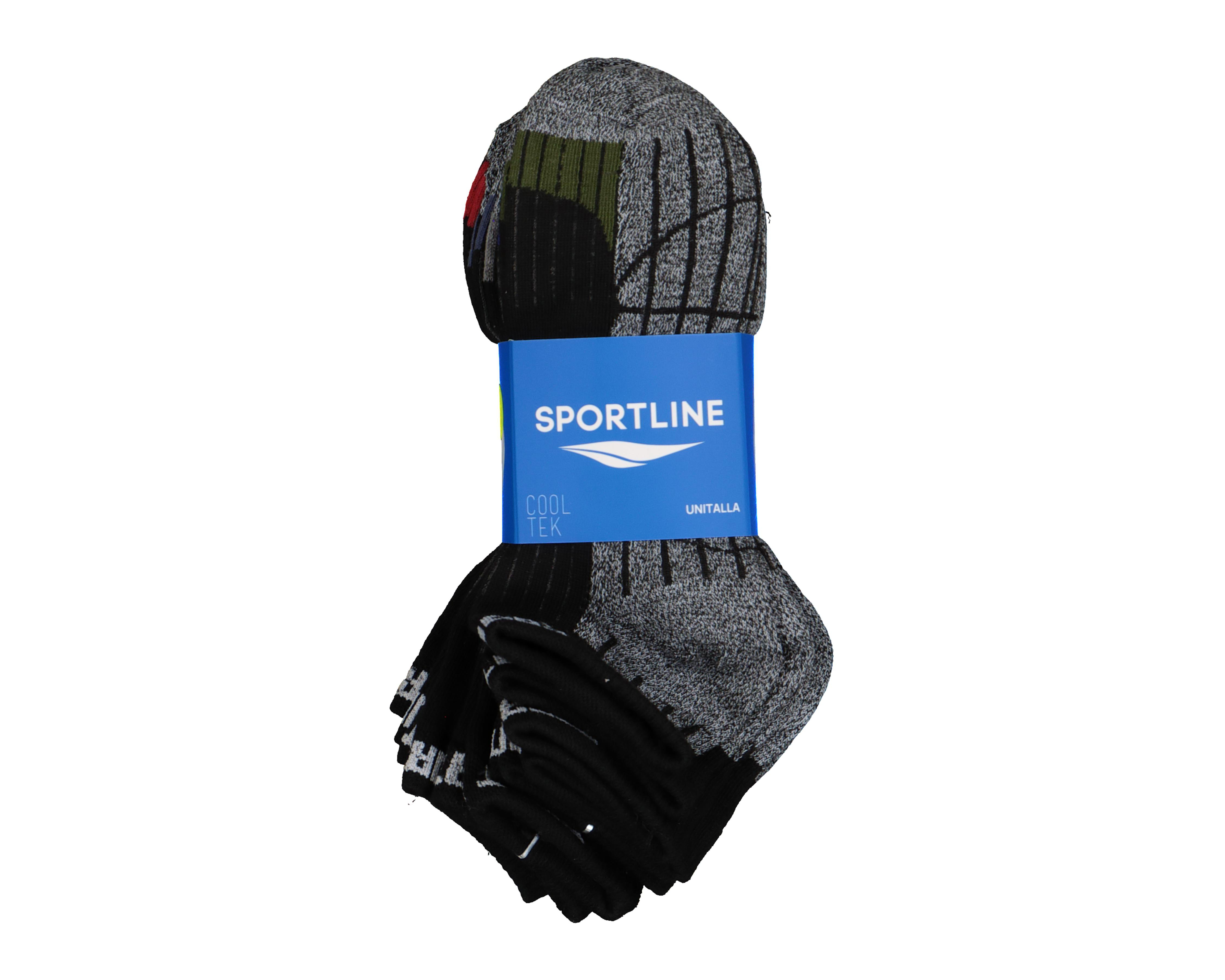 Foto 4 pulgar | Calcetas Deportivas Sportline 6 Pares