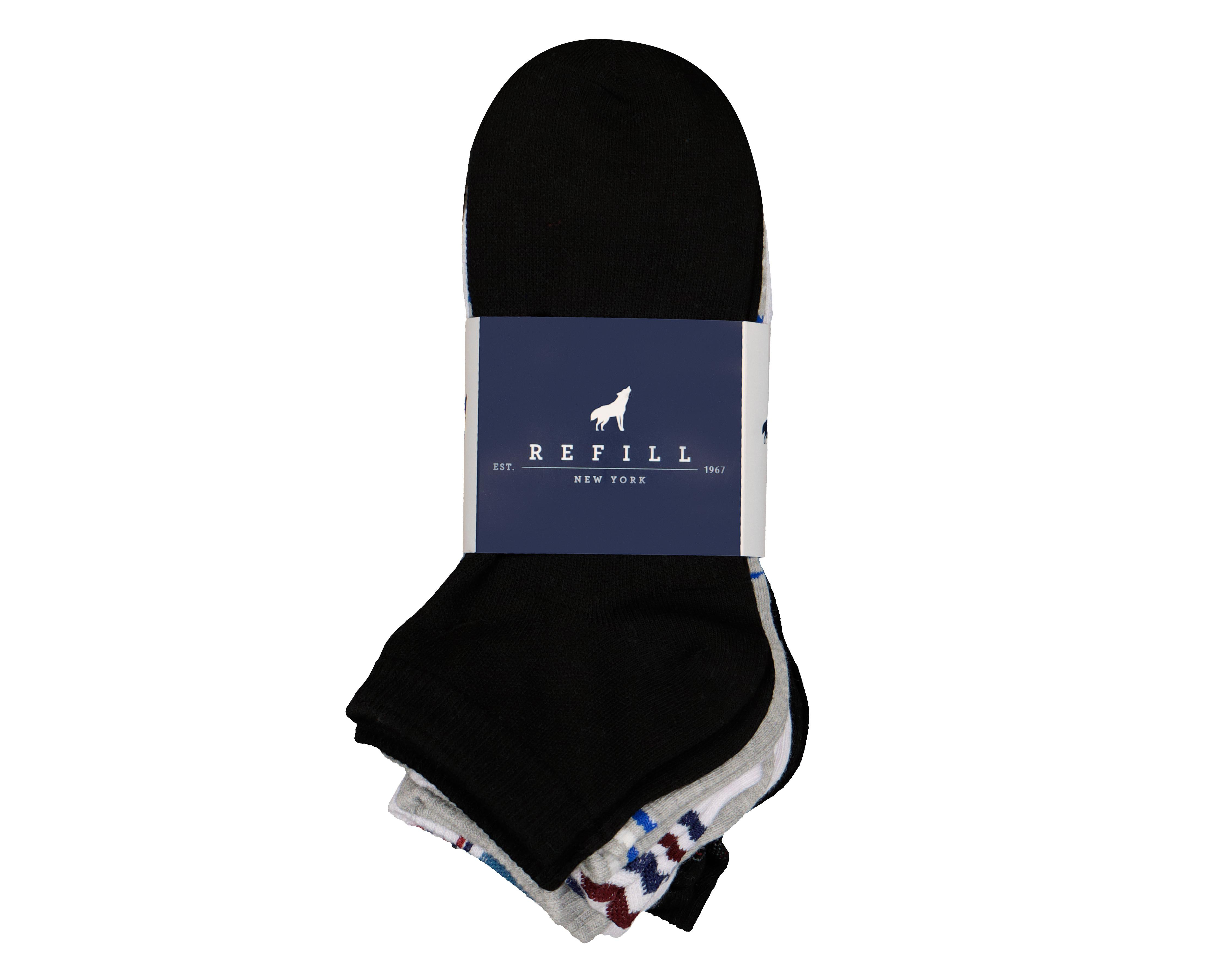 Foto 4 pulgar | Calcetas Cortas Refill para Hombre 6 Pares