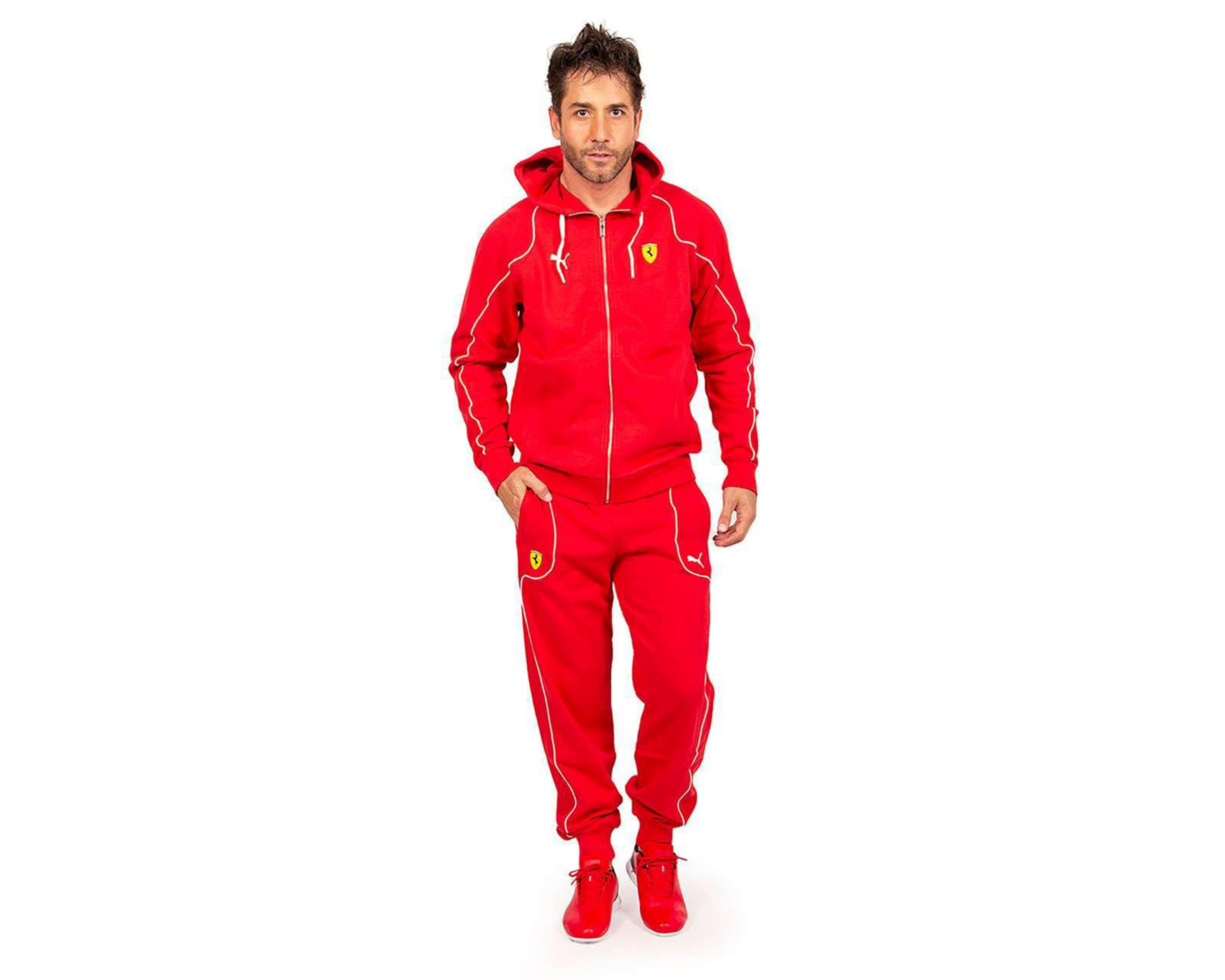 Foto 5 pulgar | Sudadera Puma Scuderia Ferrari con Capucha