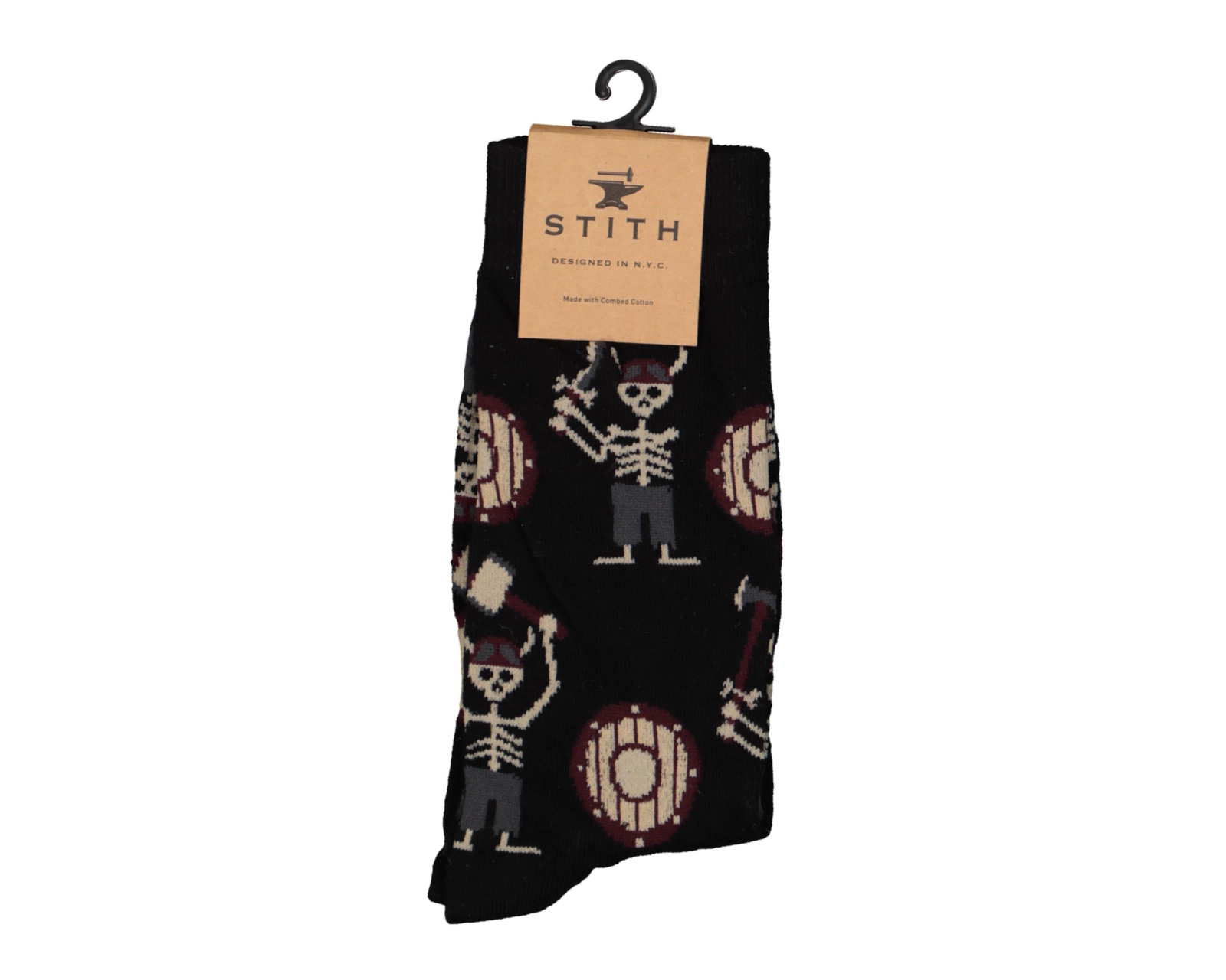 Foto 3 pulgar | Calcetas Largas Stith Estampadas para Hombre