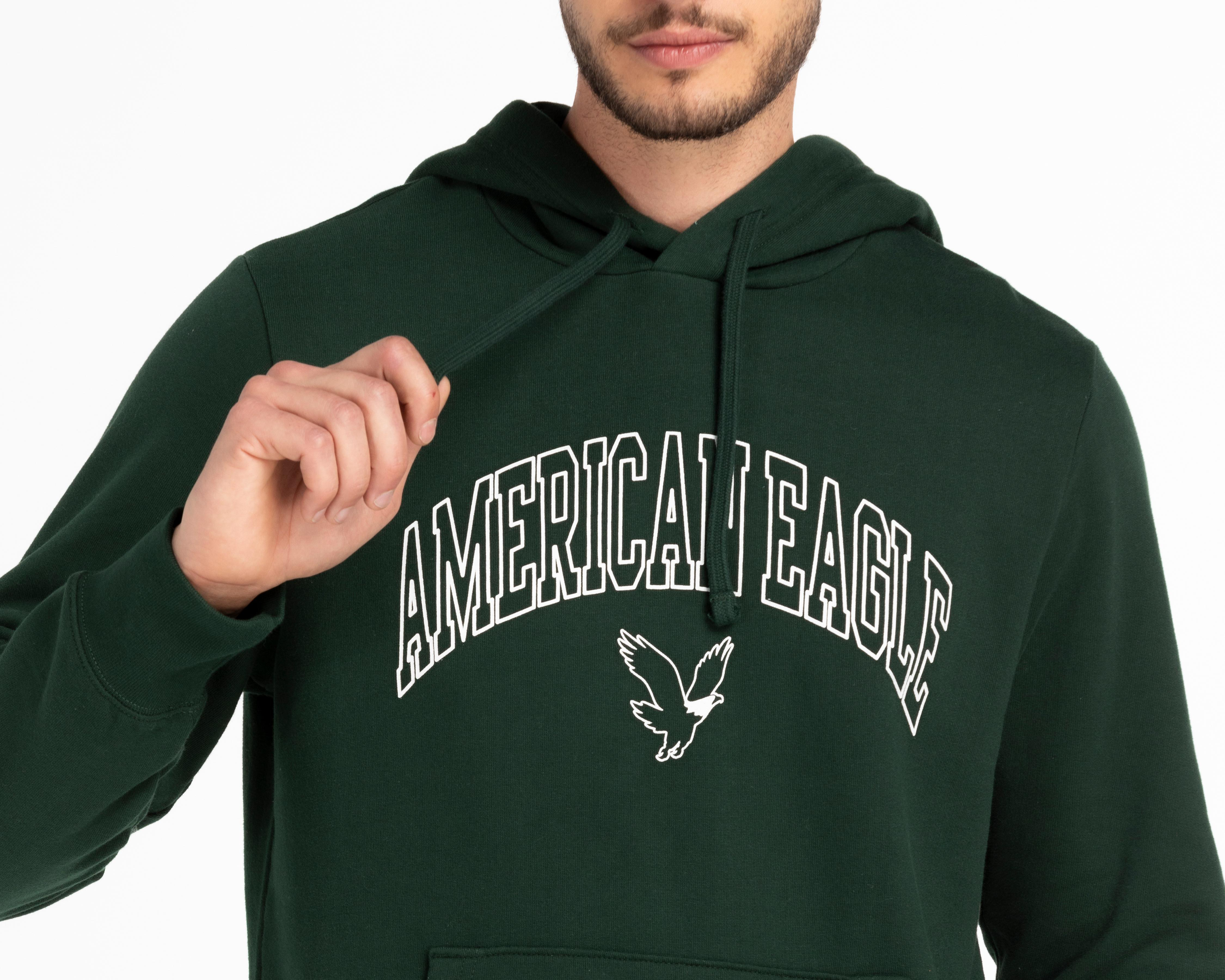 Foto 4 pulgar | Sudadera American Eagle con Capucha