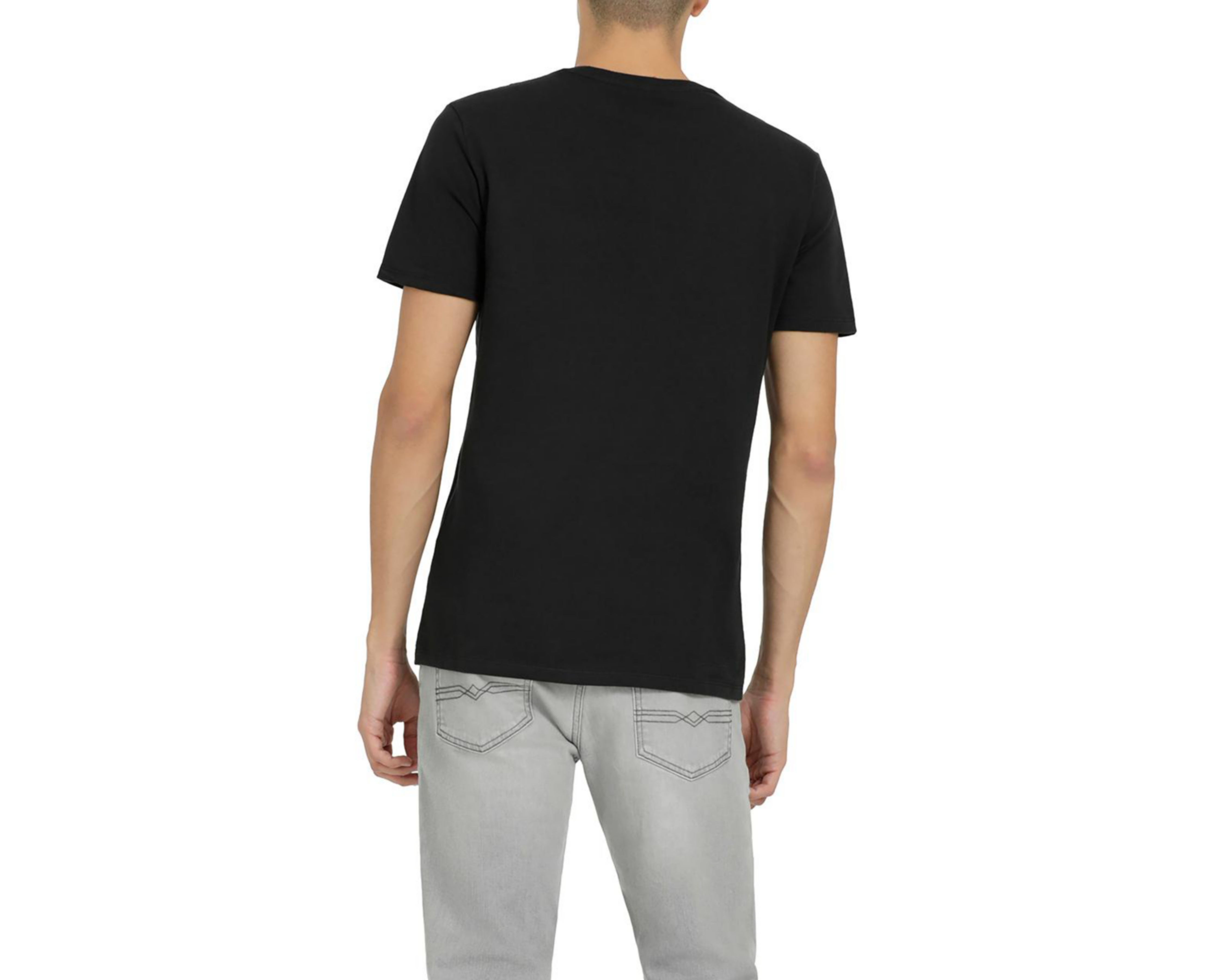 Foto 4 pulgar | Playera Denizen Cuello Redondo