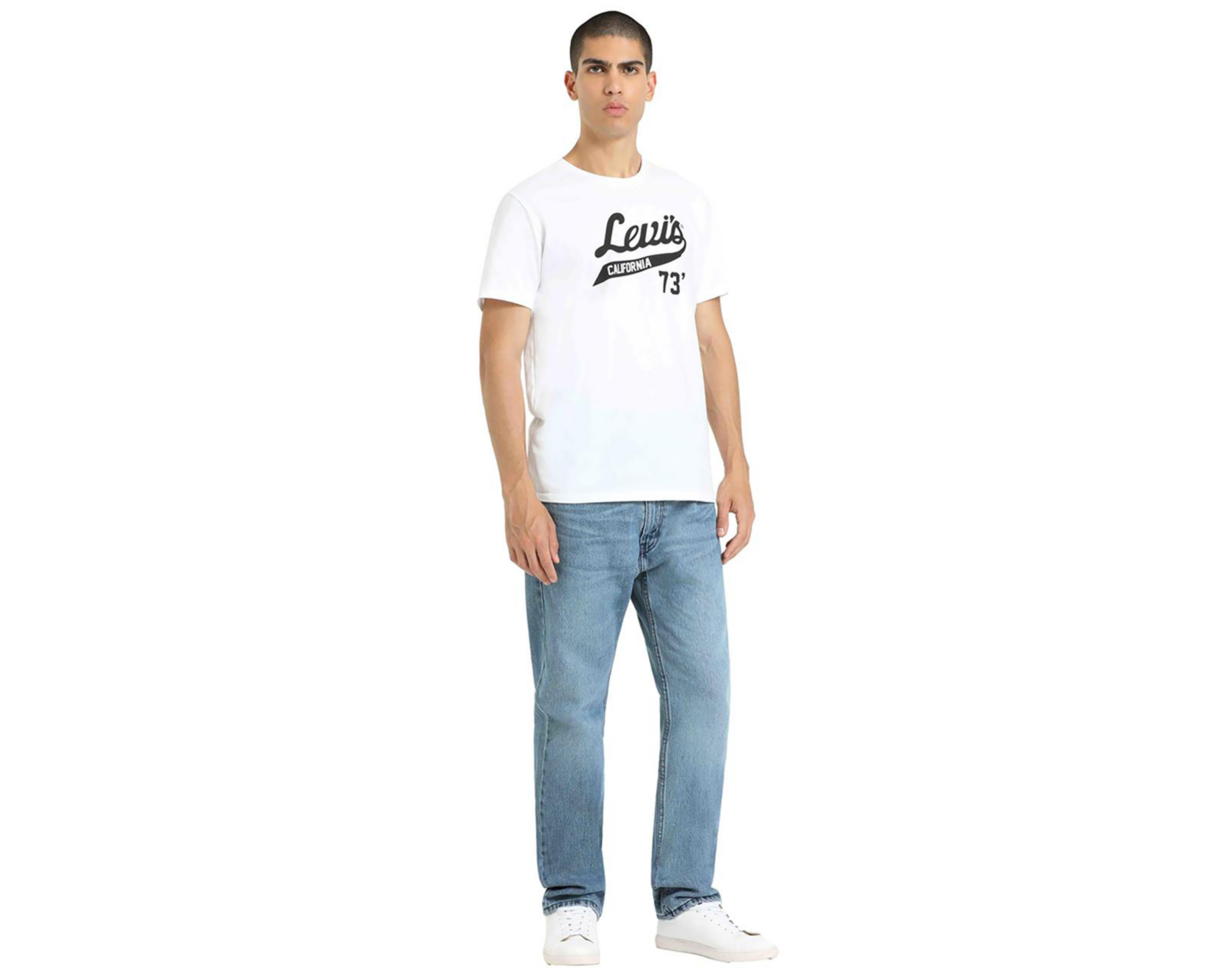 Foto 5 pulgar | Playera Levi’s Cuello Redondo
