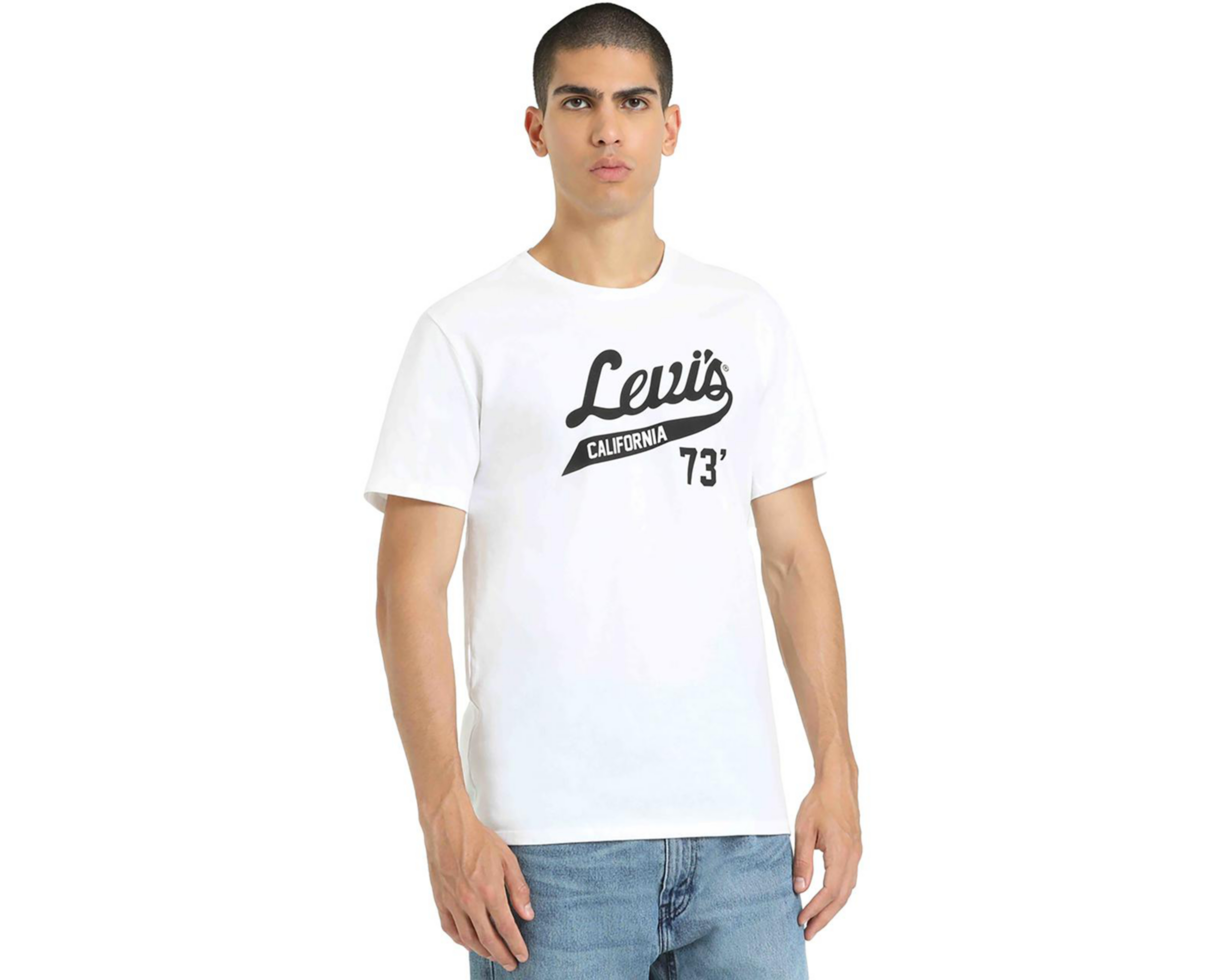 Foto 6 pulgar | Playera Levi’s Cuello Redondo