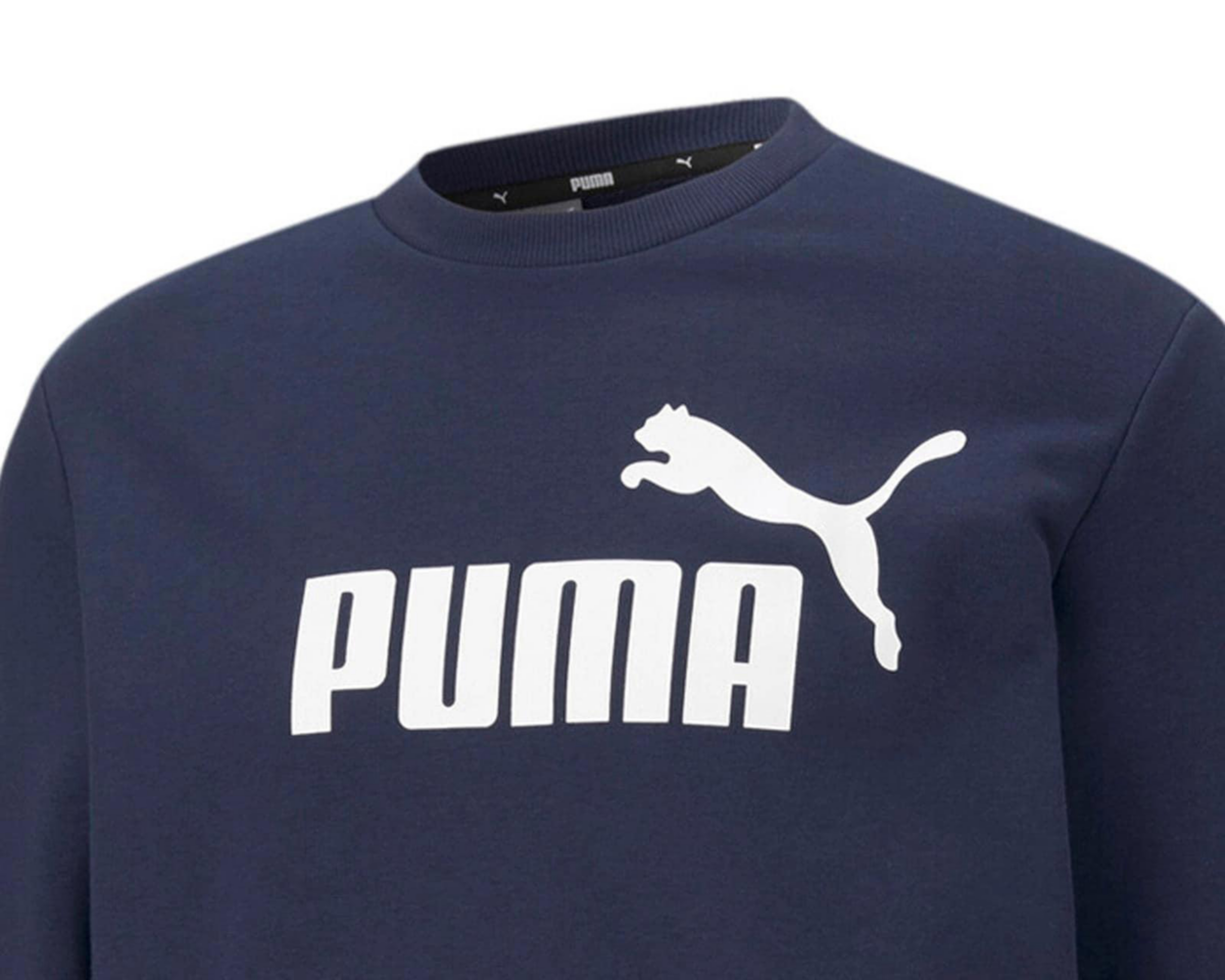 Foto 4 pulgar | Sudadera Puma Essentials Big Logo Crew de Entrenamiento