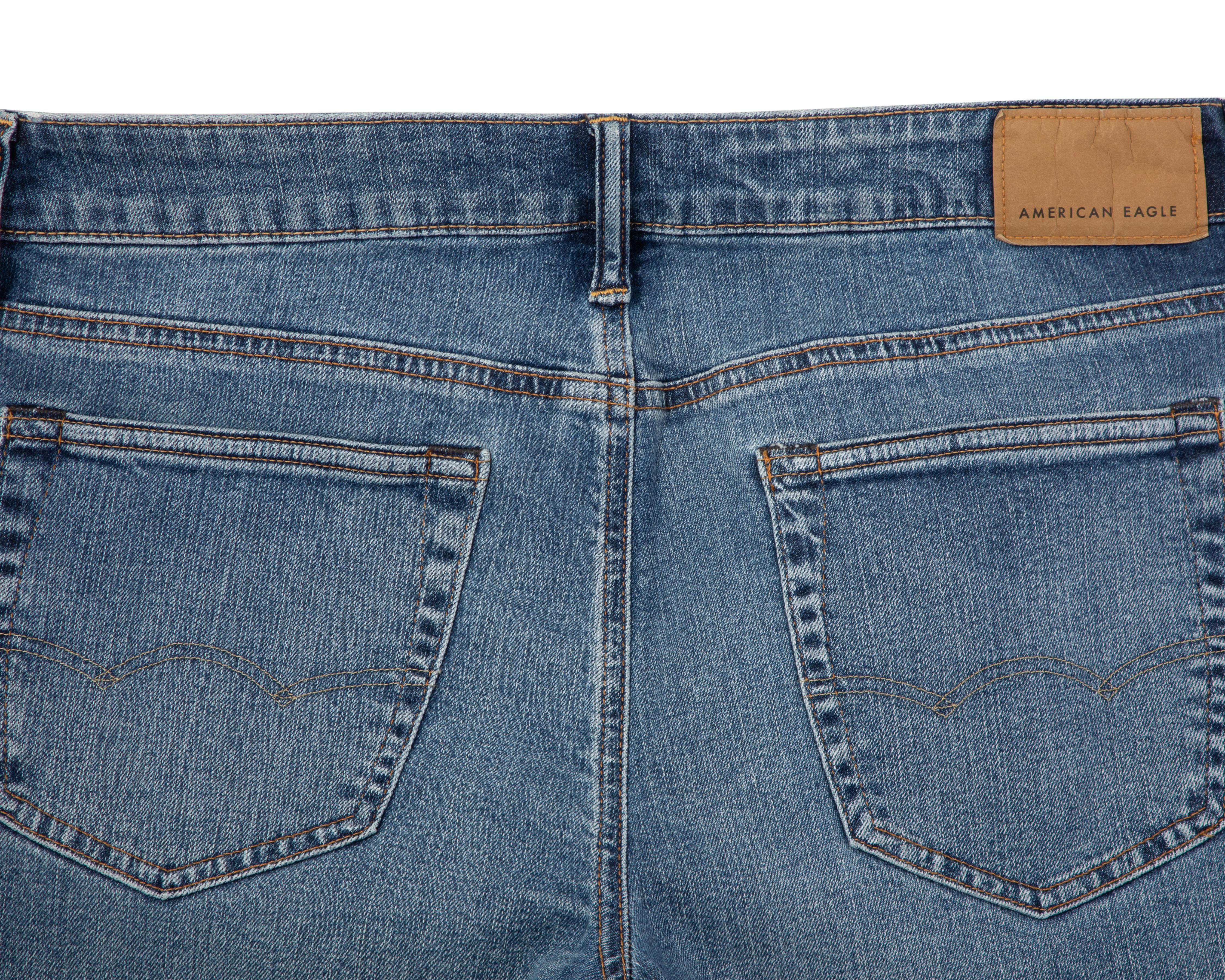 Foto 4 | Jeans Skinny Fit American Eagle Medium Clean