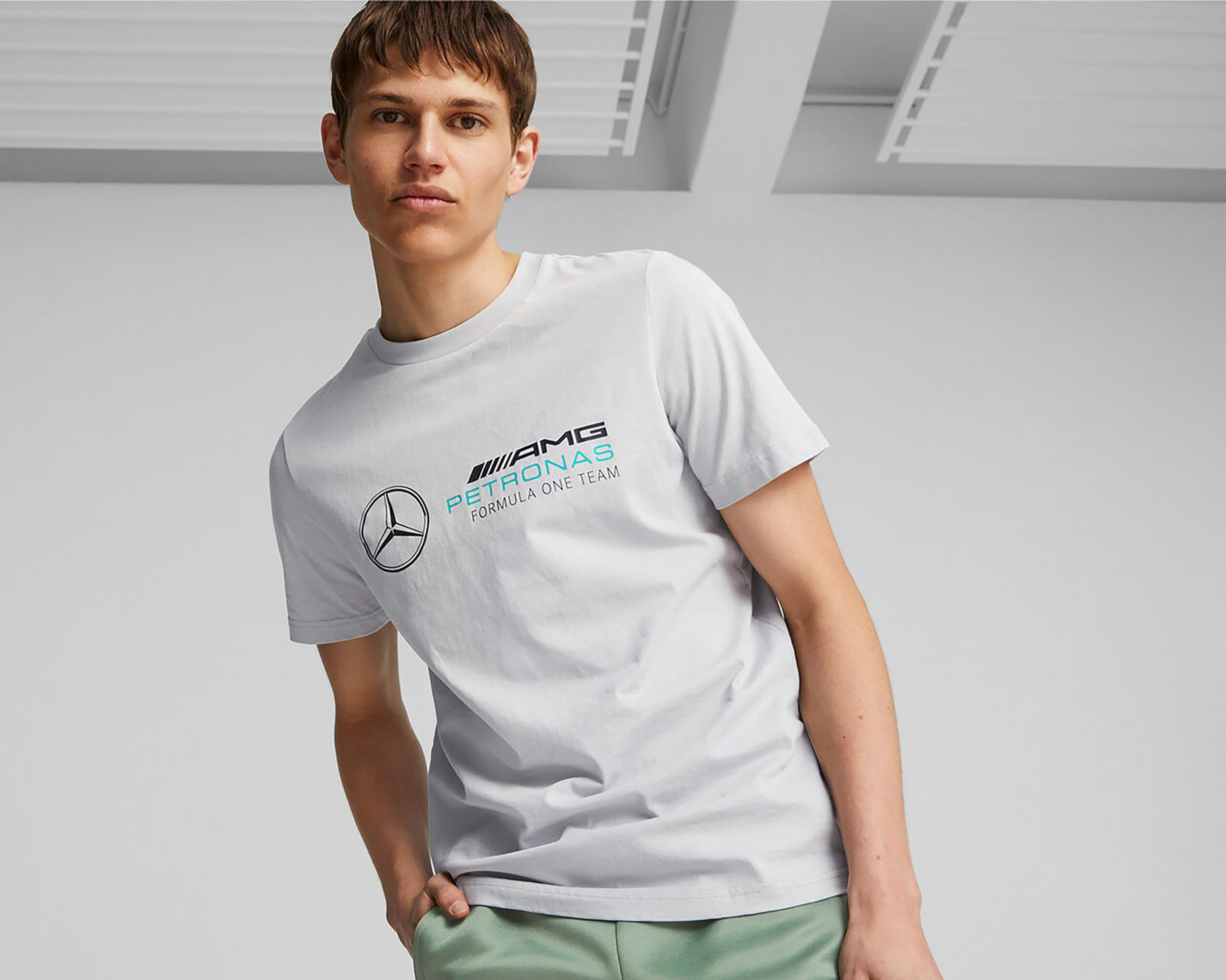 Foto 4 pulgar | Playera Mercedes AMG Petronas Puma MAPF1 ESS