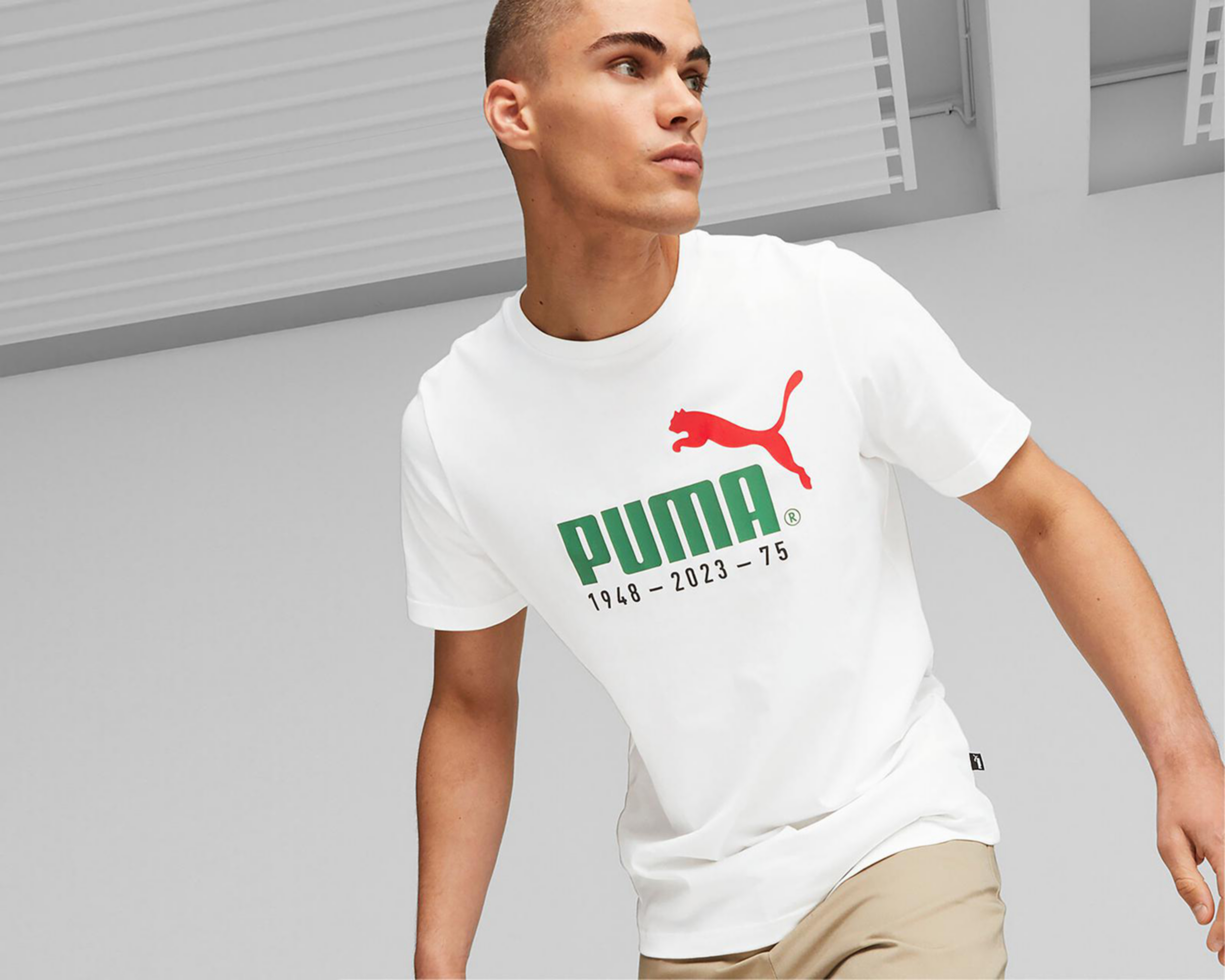 Foto 4 pulgar | Playera Puma Cuello Redondo