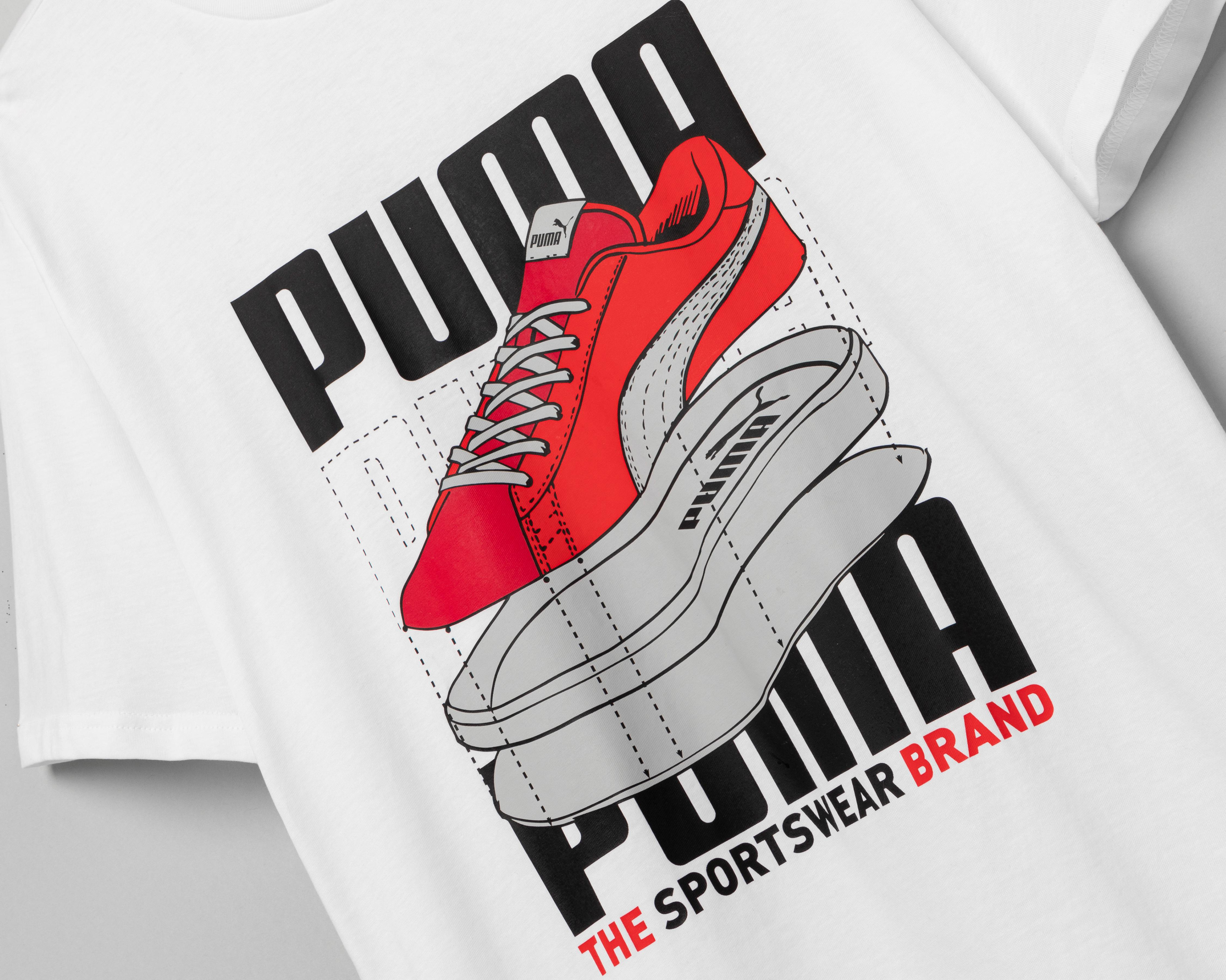 Foto 4 pulgar | Playera Puma Cuello Redondo