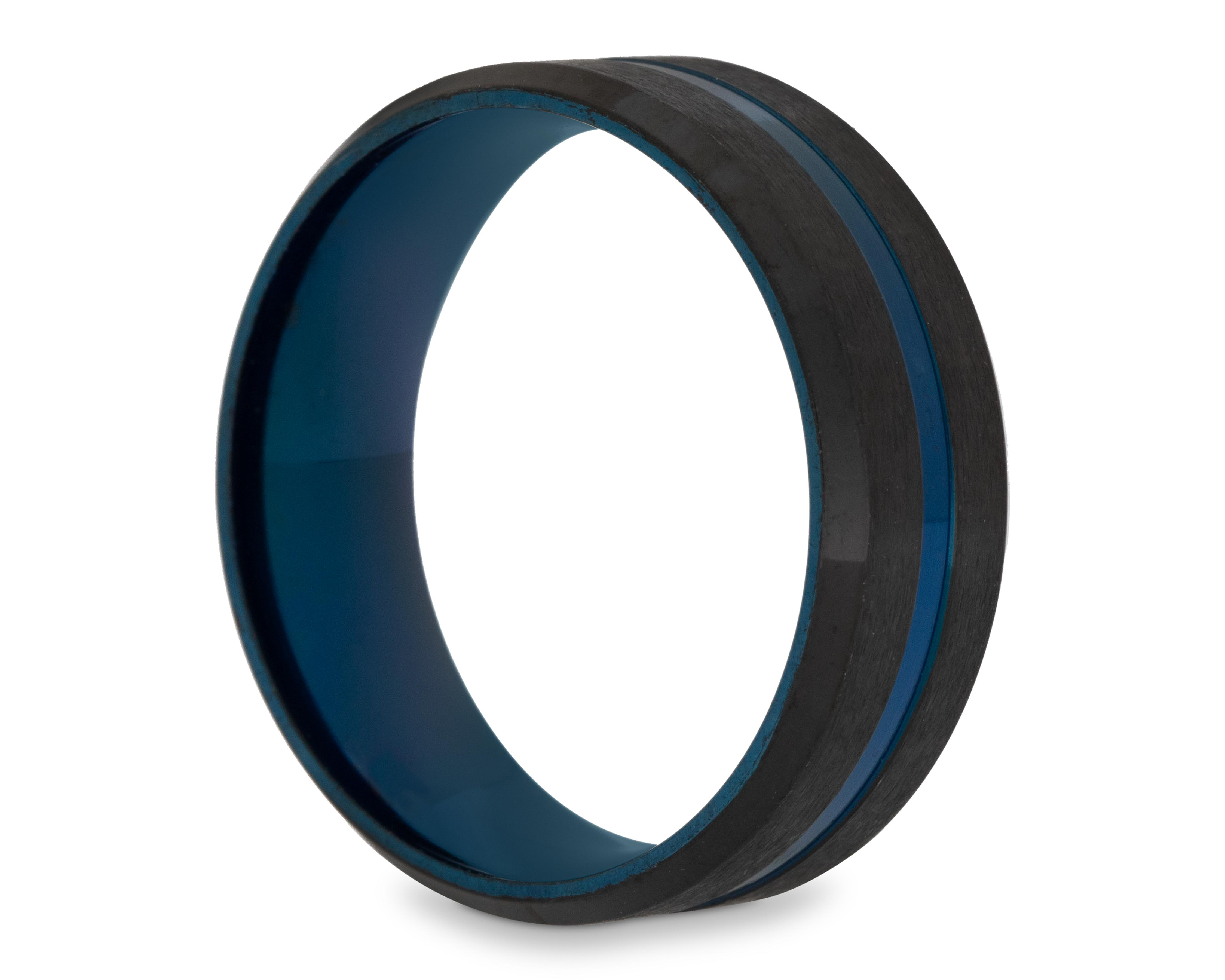 Foto 3 pulgar | Anillo Thinner Negro