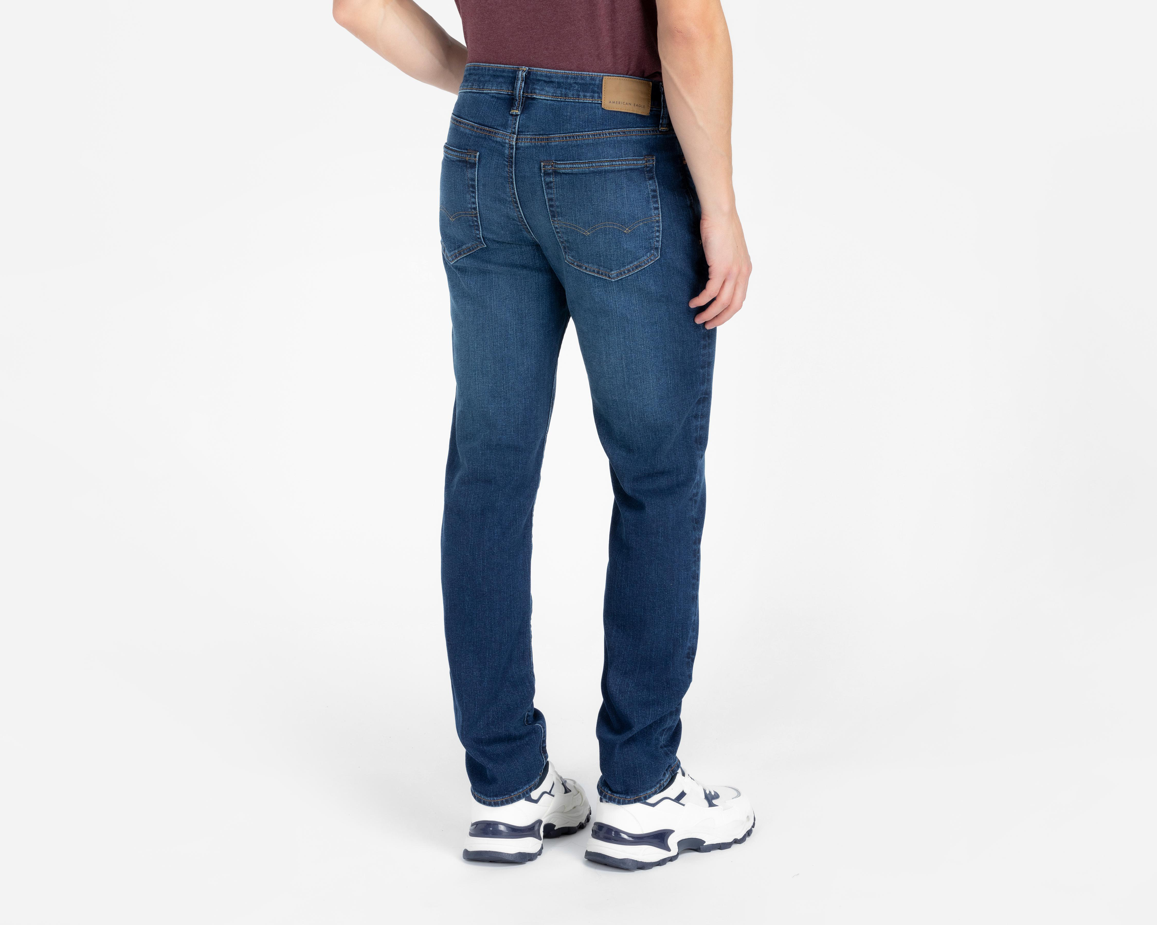 Foto 3 pulgar | Jeans Slim Straight American Eagle Dark Clean