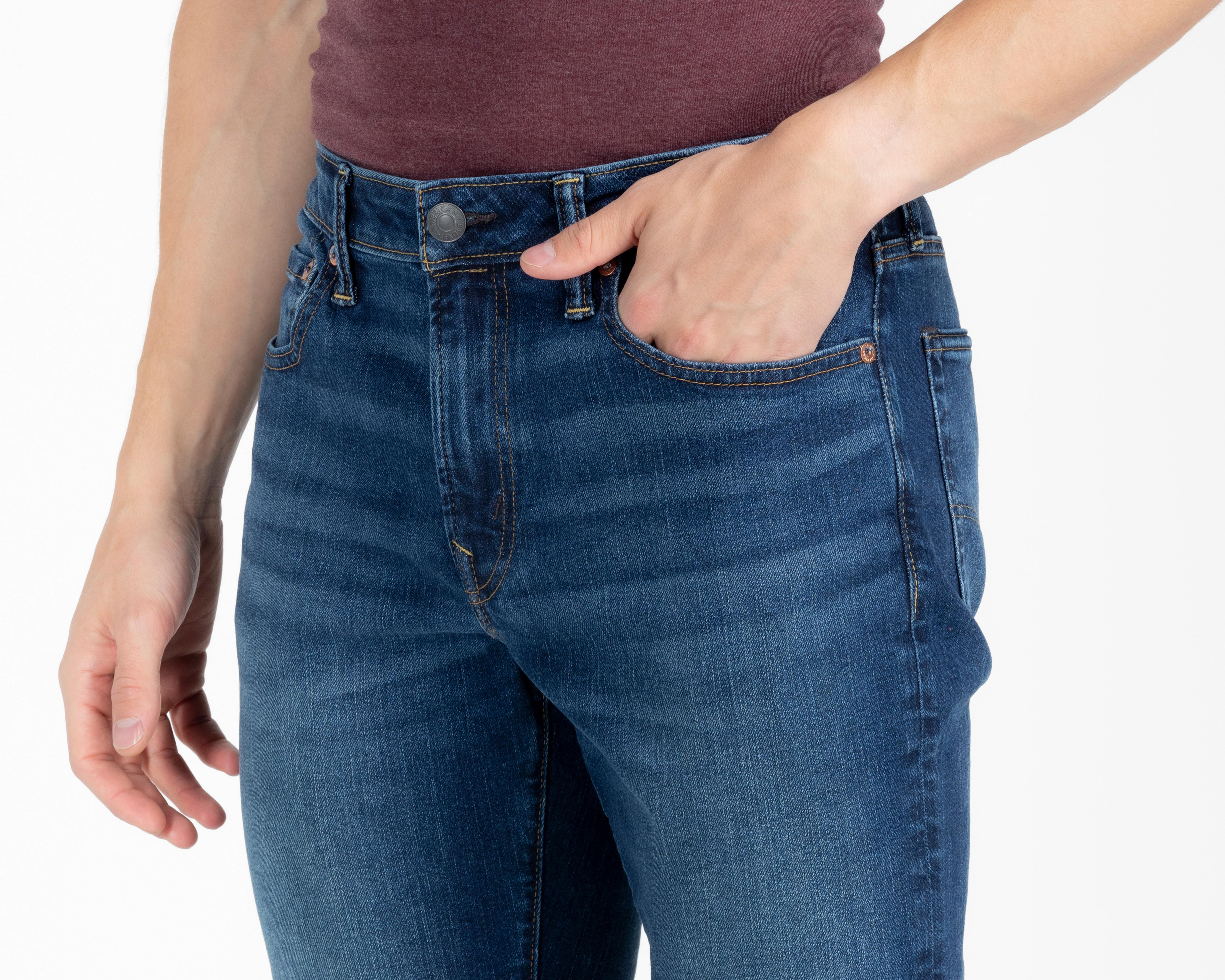 Foto 4 pulgar | Jeans Slim Straight American Eagle Dark Clean