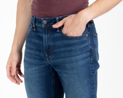 Foto 3 | Jeans Slim Straight American Eagle Dark Clean