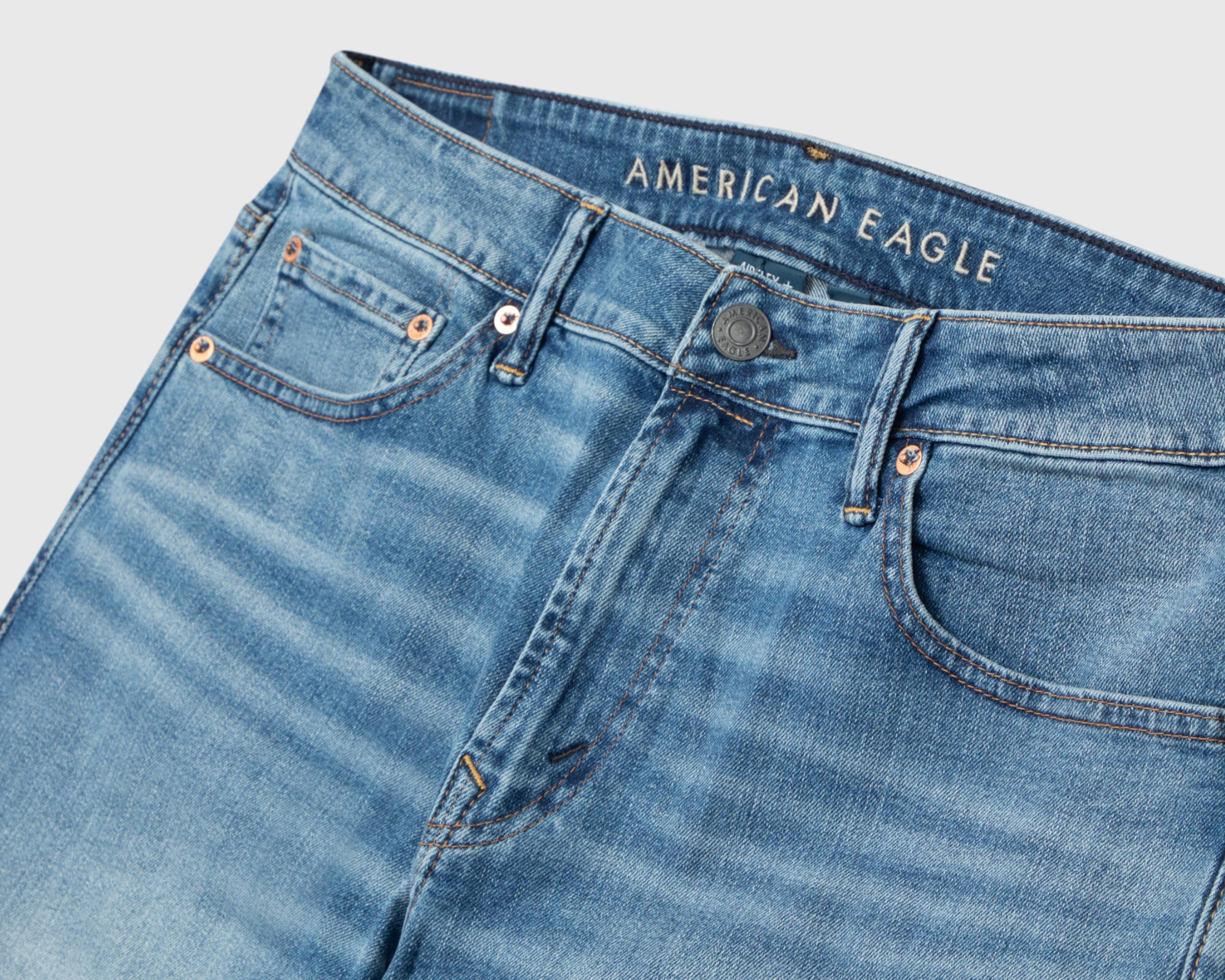 Foto 4 pulgar | Jeans Original Straight American Eagle Medium Clean