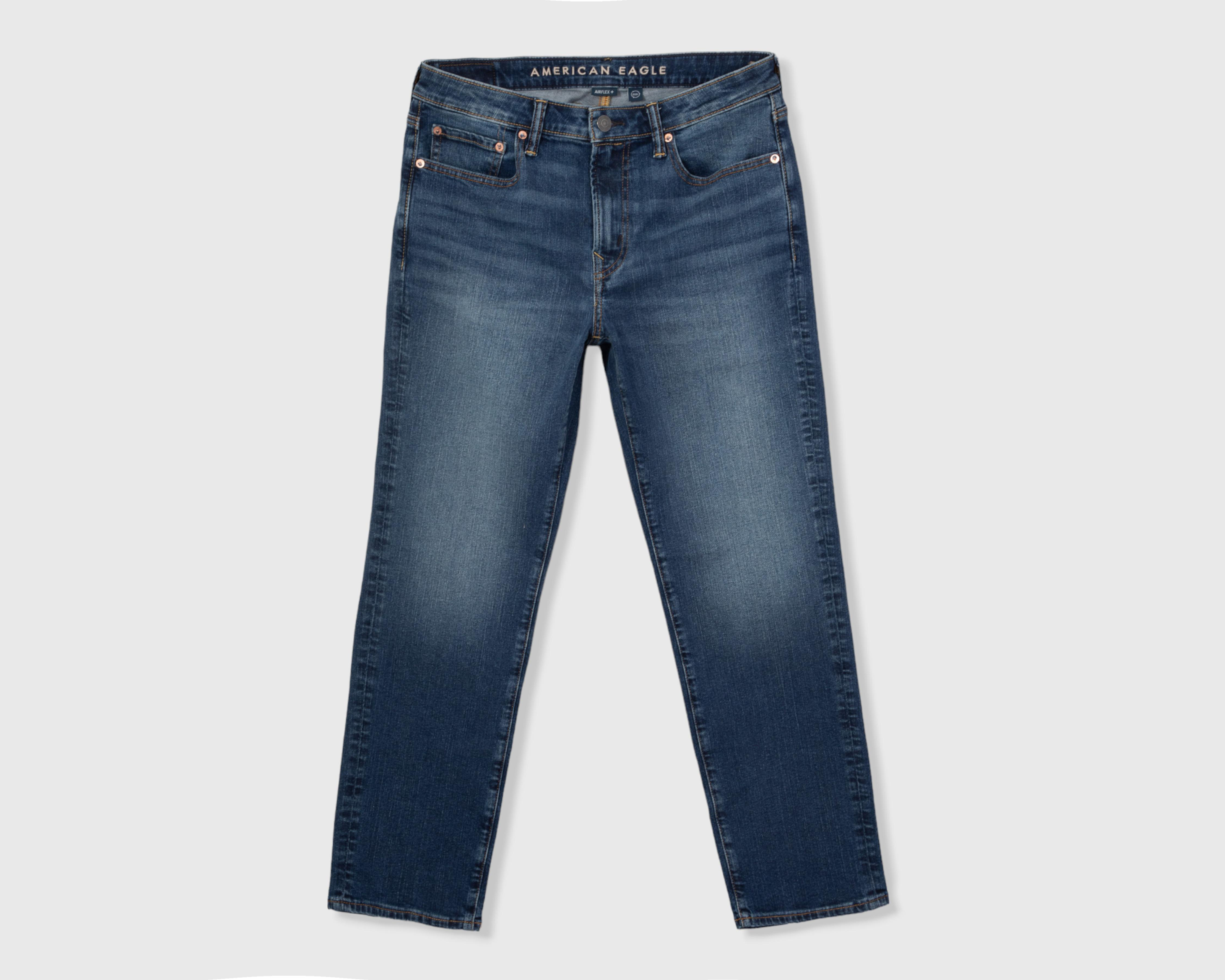 Foto 2 pulgar | Jeans Straight American Eagle Dark Clean