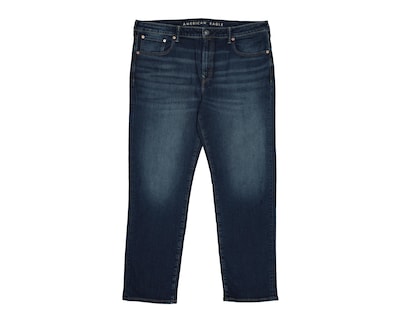 Foto 1 | Jeans Original Straight American Eagle Dark Clean