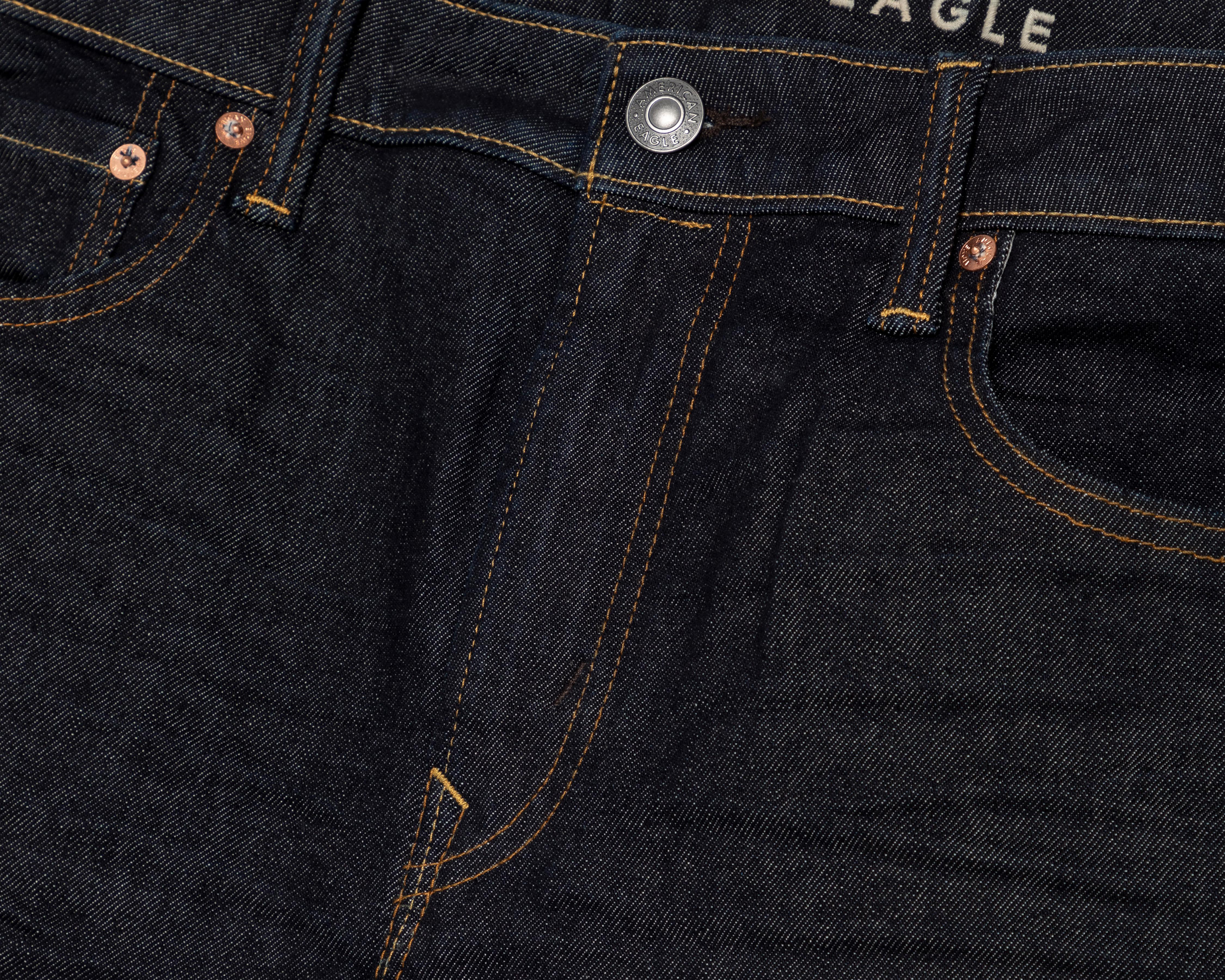 Foto 4 pulgar | Jeans Athletic American Eagle Dark Rinse para Hombre