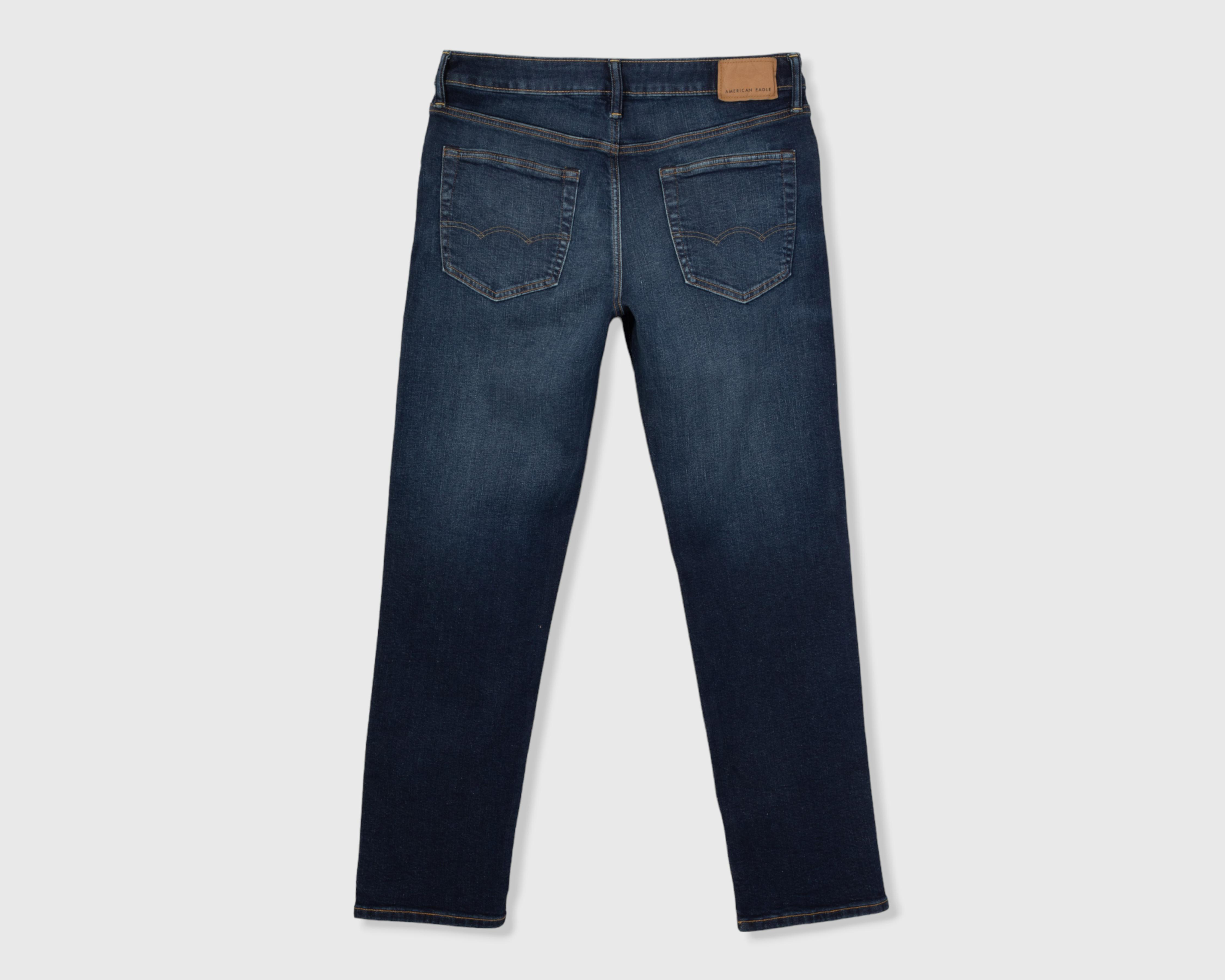 Foto 3 pulgar | Jeans Straight American Eagle Dark Clean