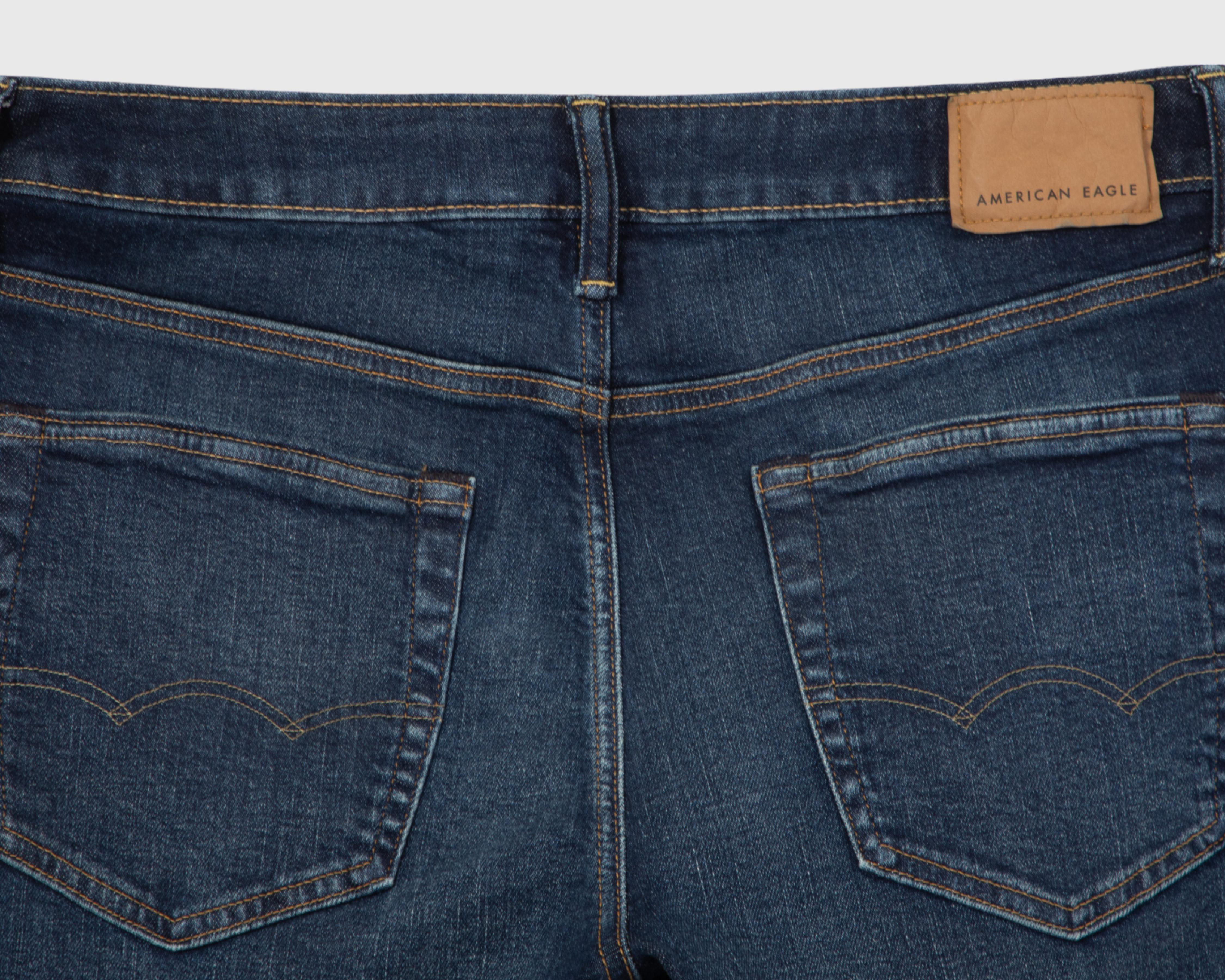 Foto 5 pulgar | Jeans Straight American Eagle Dark Clean