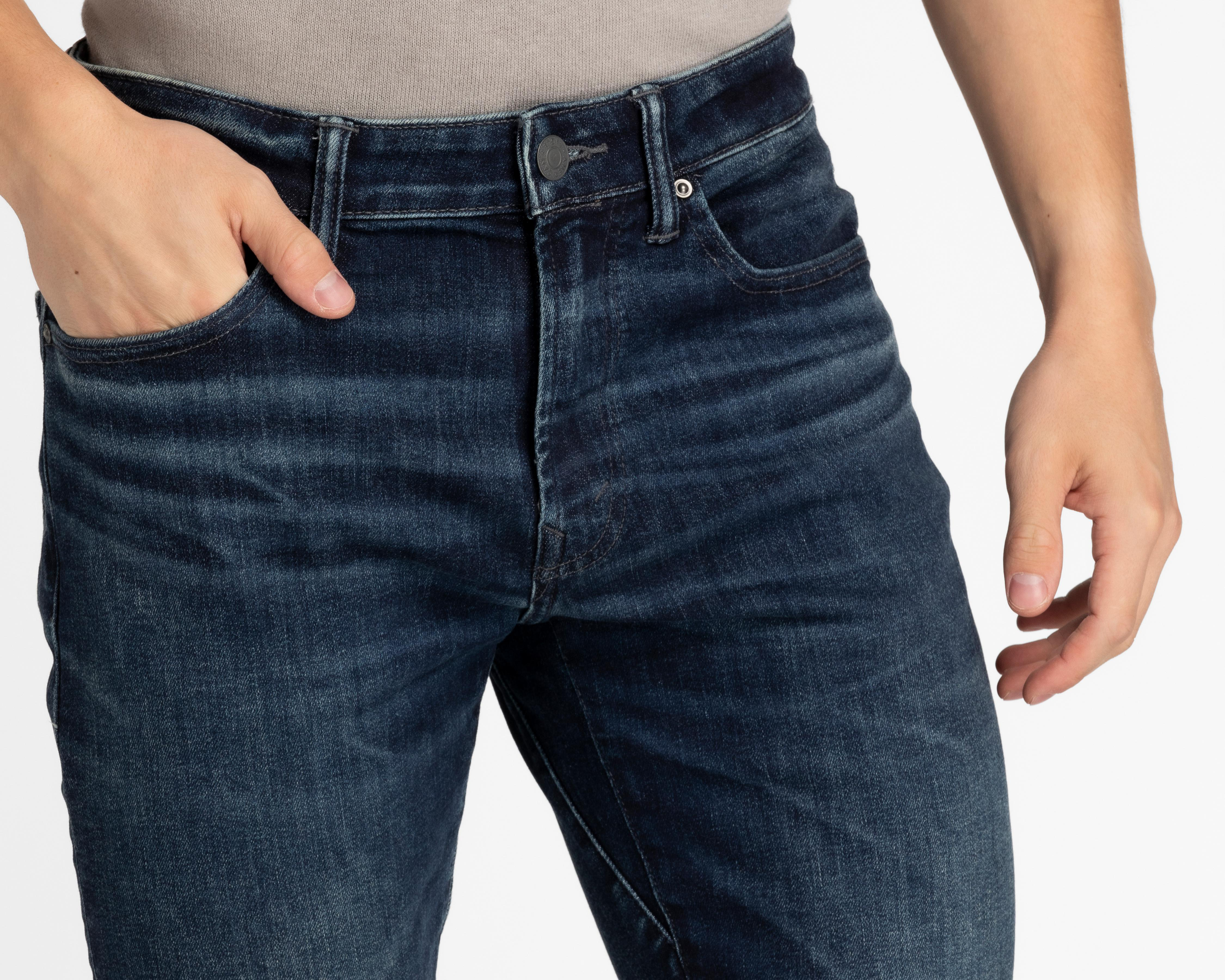 Foto 3 | Jeans Athletic Skinny American Eagle Dark Clean Active