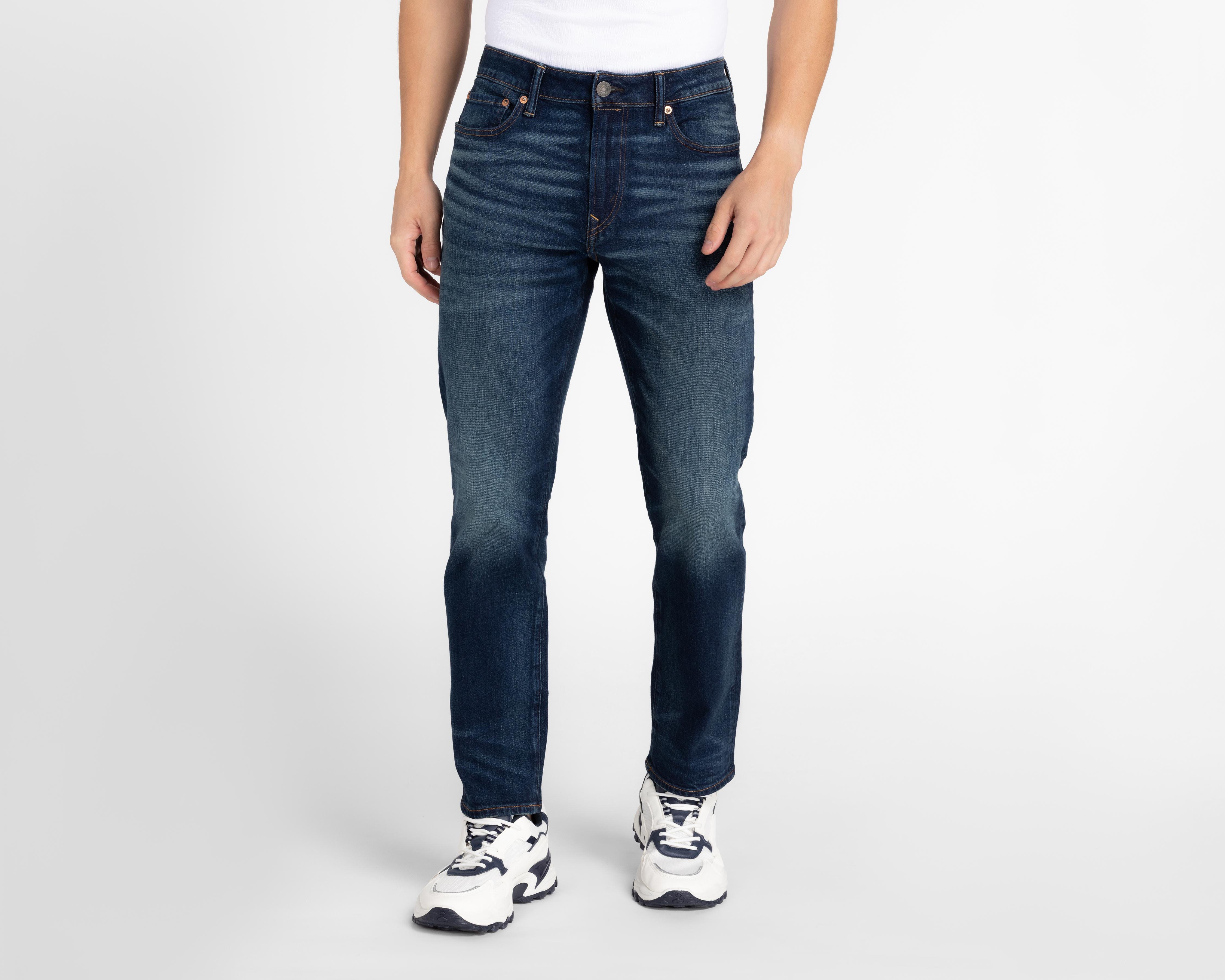 Foto 1 | Jeans Slim Straight American Eagle Dark Clean