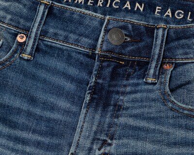 Foto 3 | Jeans Slim American Eagle Dark Destroy para Hombre