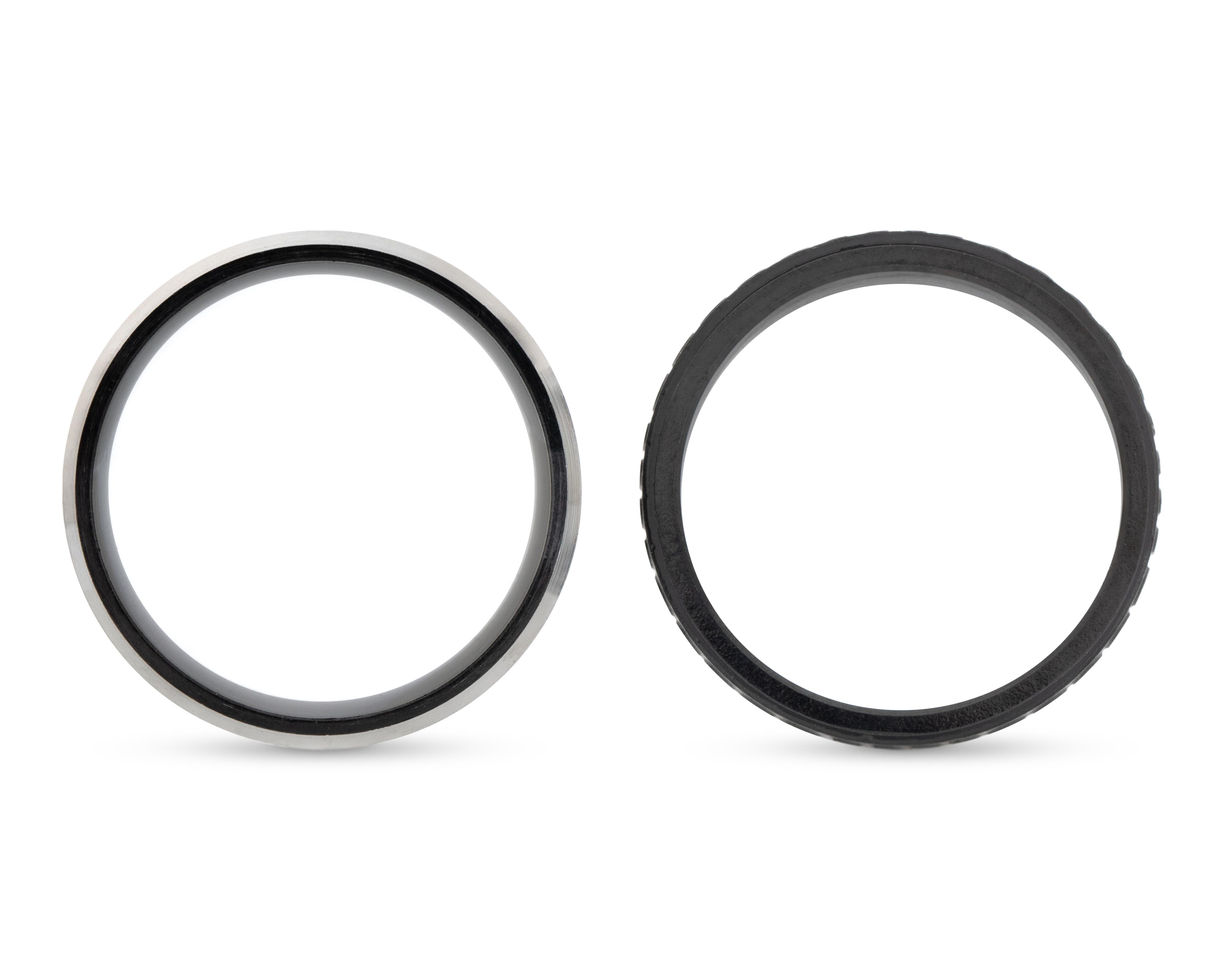Foto 4 | Anillos Thinner Negros 2 Piezas