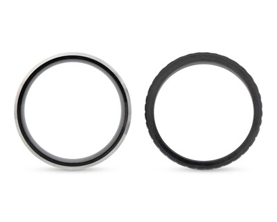Foto 4 | Anillos Thinner Negros 2 Piezas