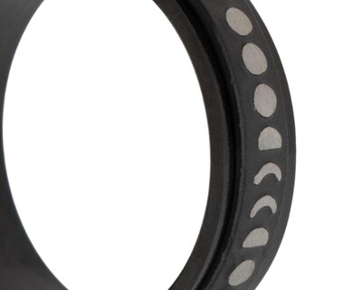 Foto 5 | Anillos Thinner Negros 2 Piezas