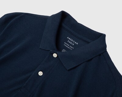 Foto 3 | Playera Polo American Eagle Classic Negro para Hombre