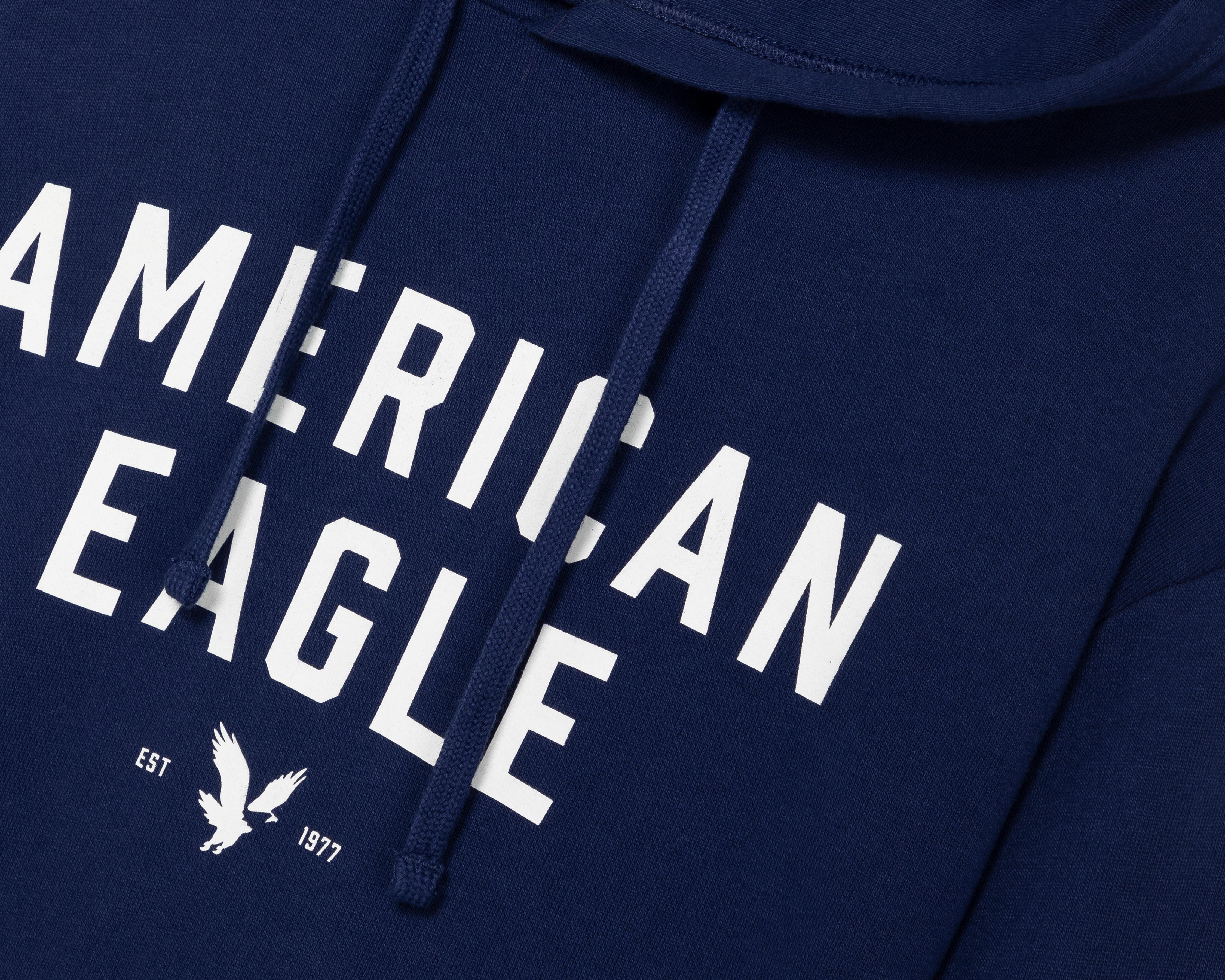 Foto 4 pulgar | Sudadera American Eagle con Capucha