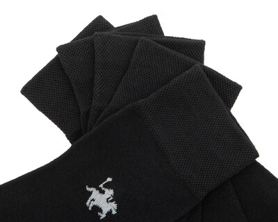 Foto 2 | Calcetas de Vestir Largas York Team Polo Club para Hombre 5 Pares