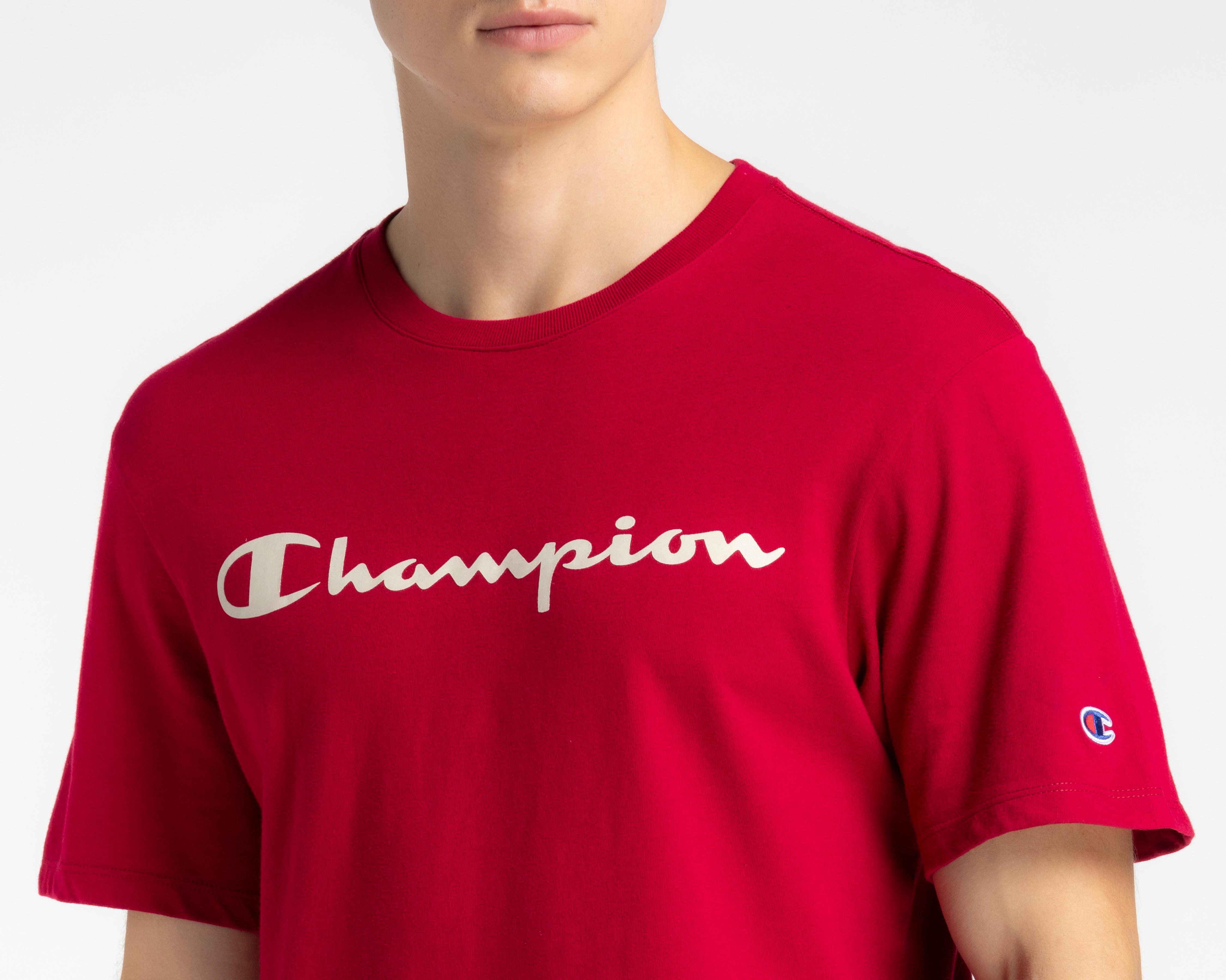 Foto 4 pulgar | Playera Champion Cuello Redondo