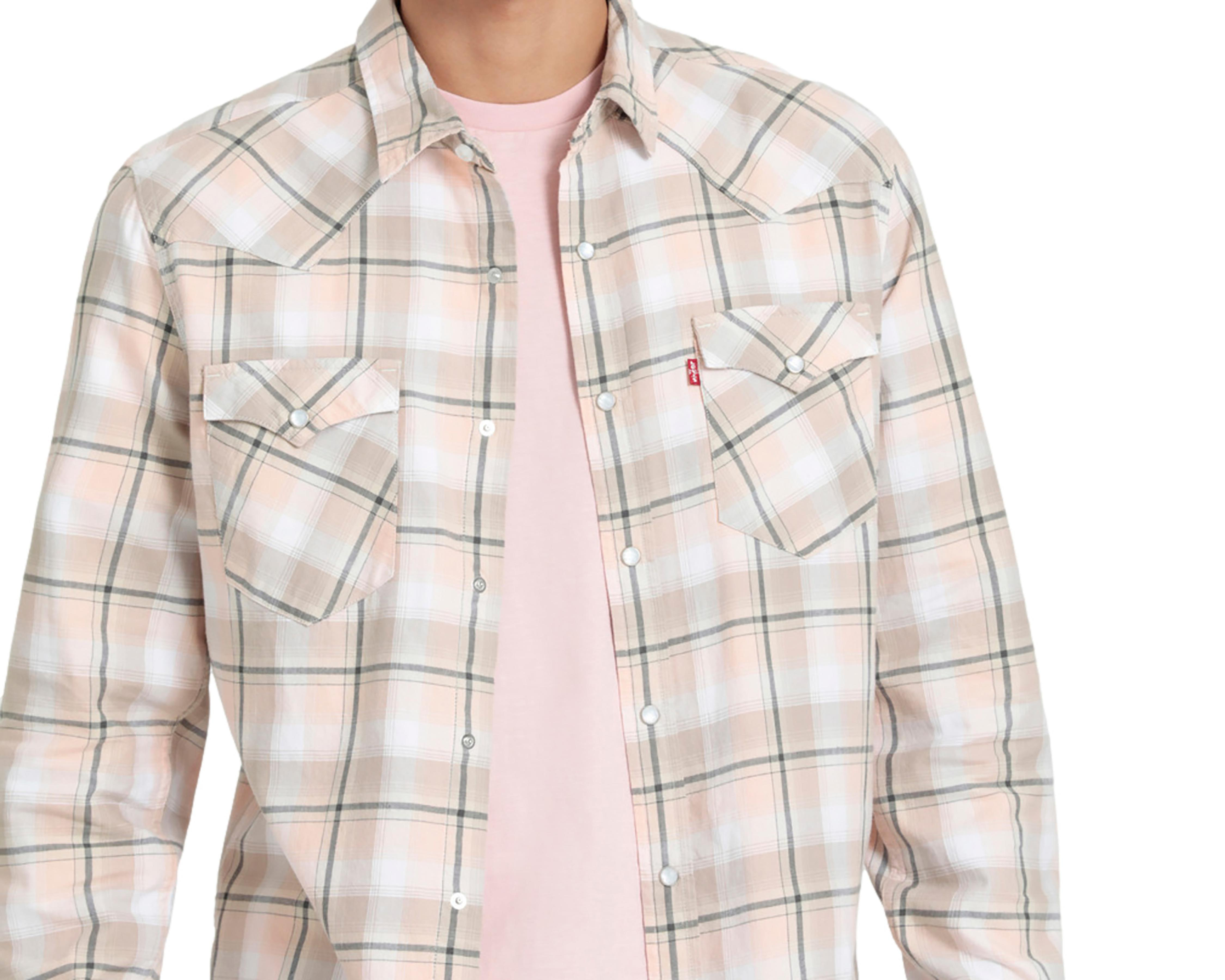 Foto 7 pulgar | Camisa Casual Levi's Regular a Cuadros para Hombre