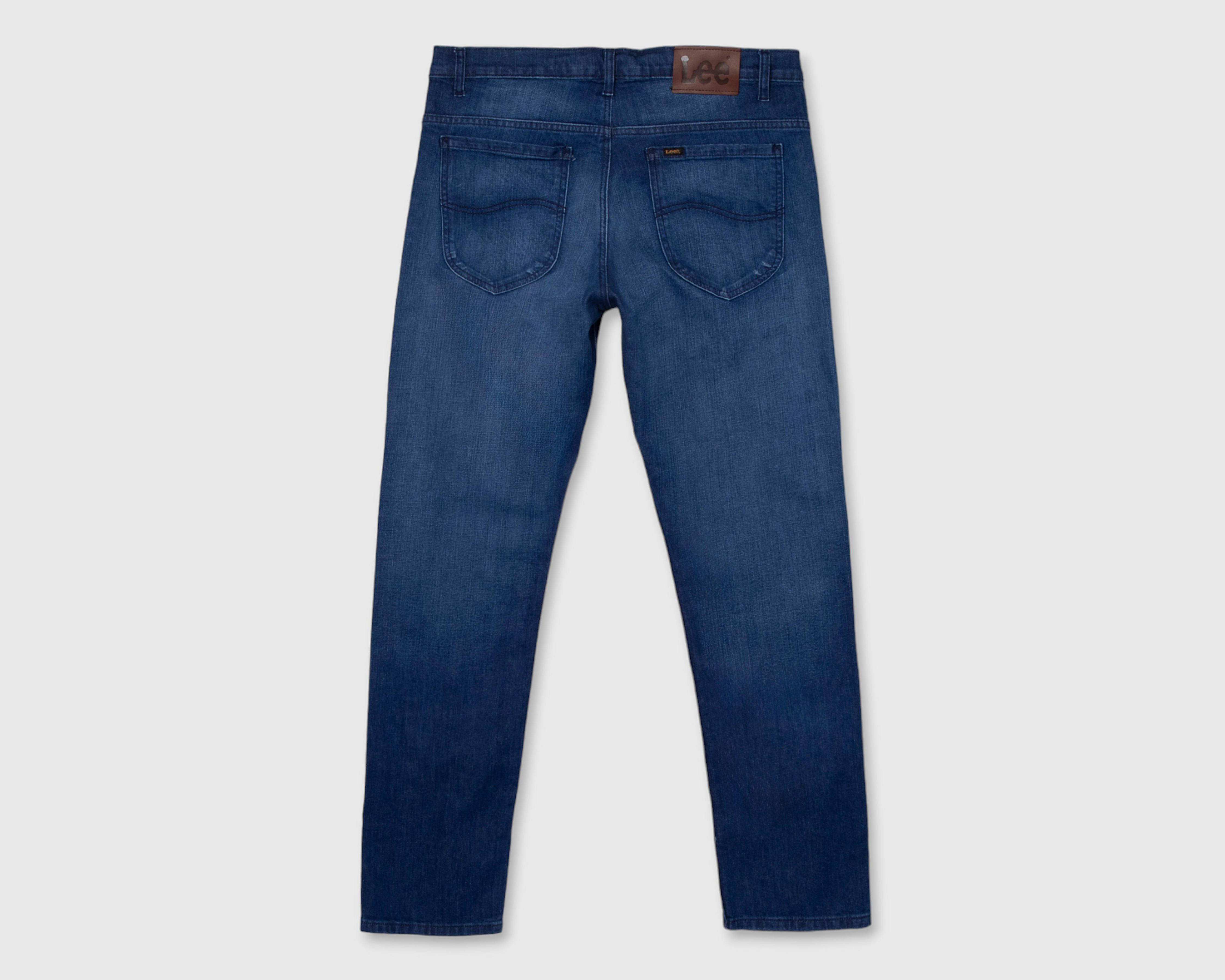 Foto 8 pulgar | Jeans Slim Fit Lee Vintage Stone Dark