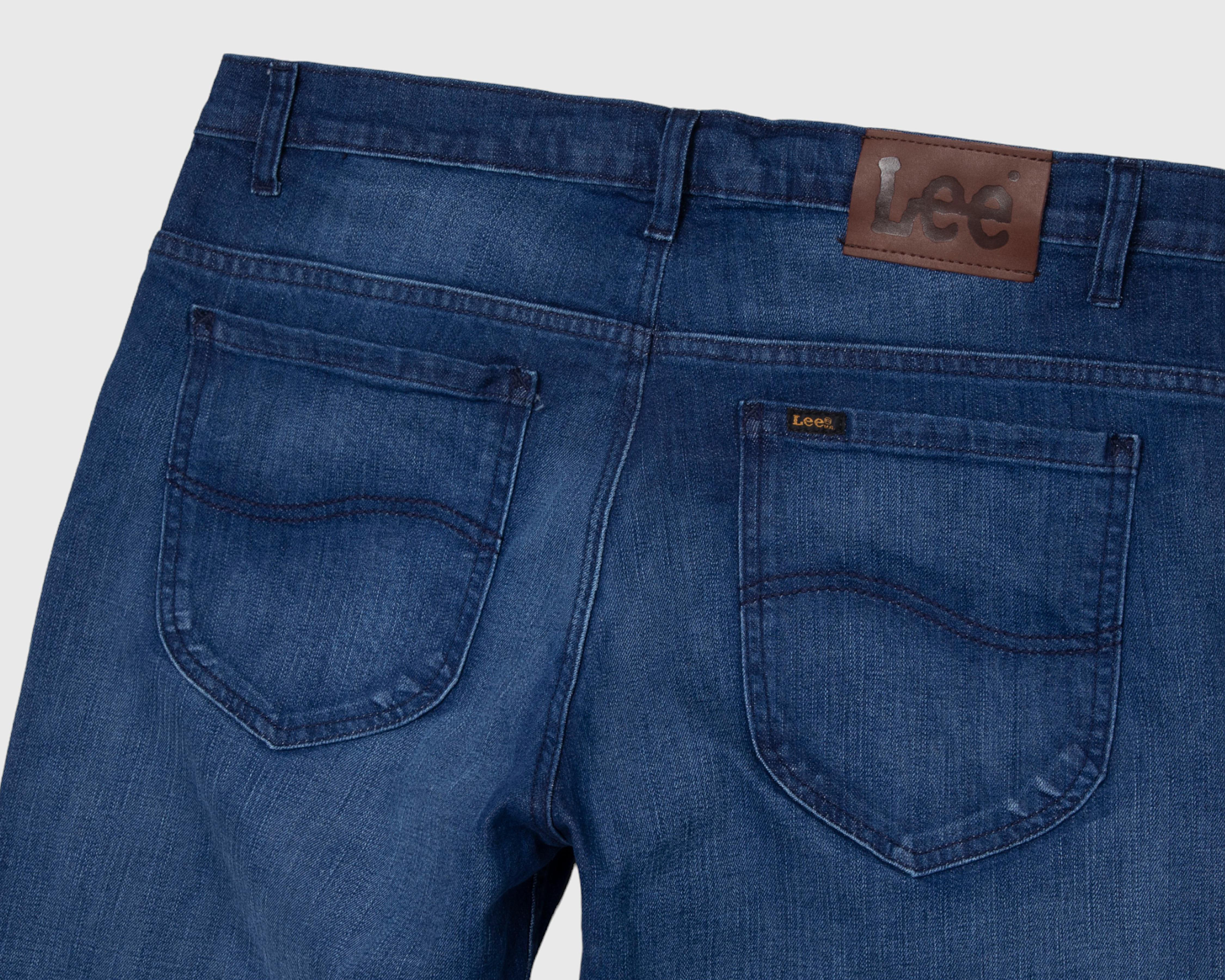 Foto 10 pulgar | Jeans Slim Fit Lee Vintage Stone Dark