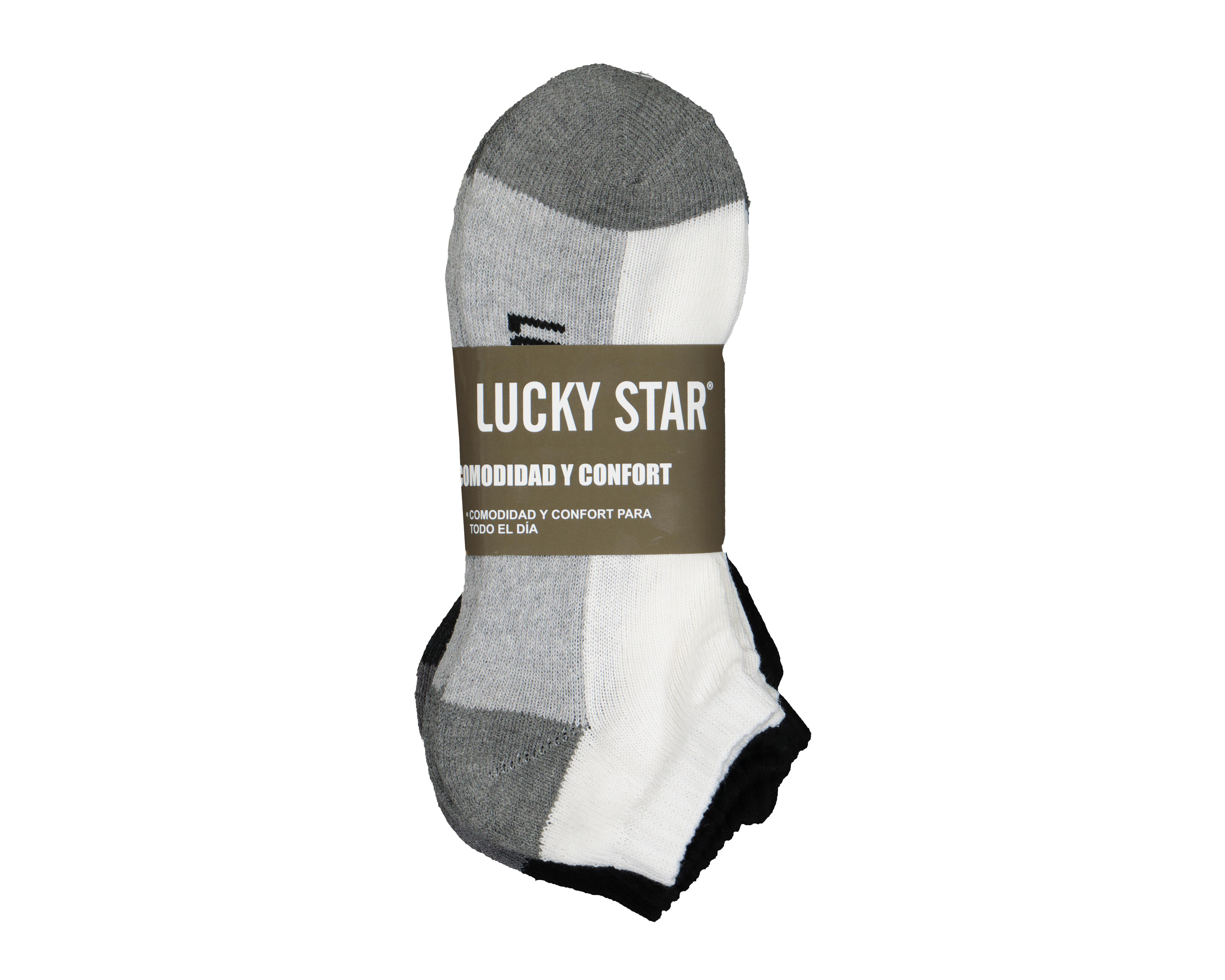 Foto 4 pulgar | Calcetas Deportivas Tines Lucky Star para Hombre 6 Pares