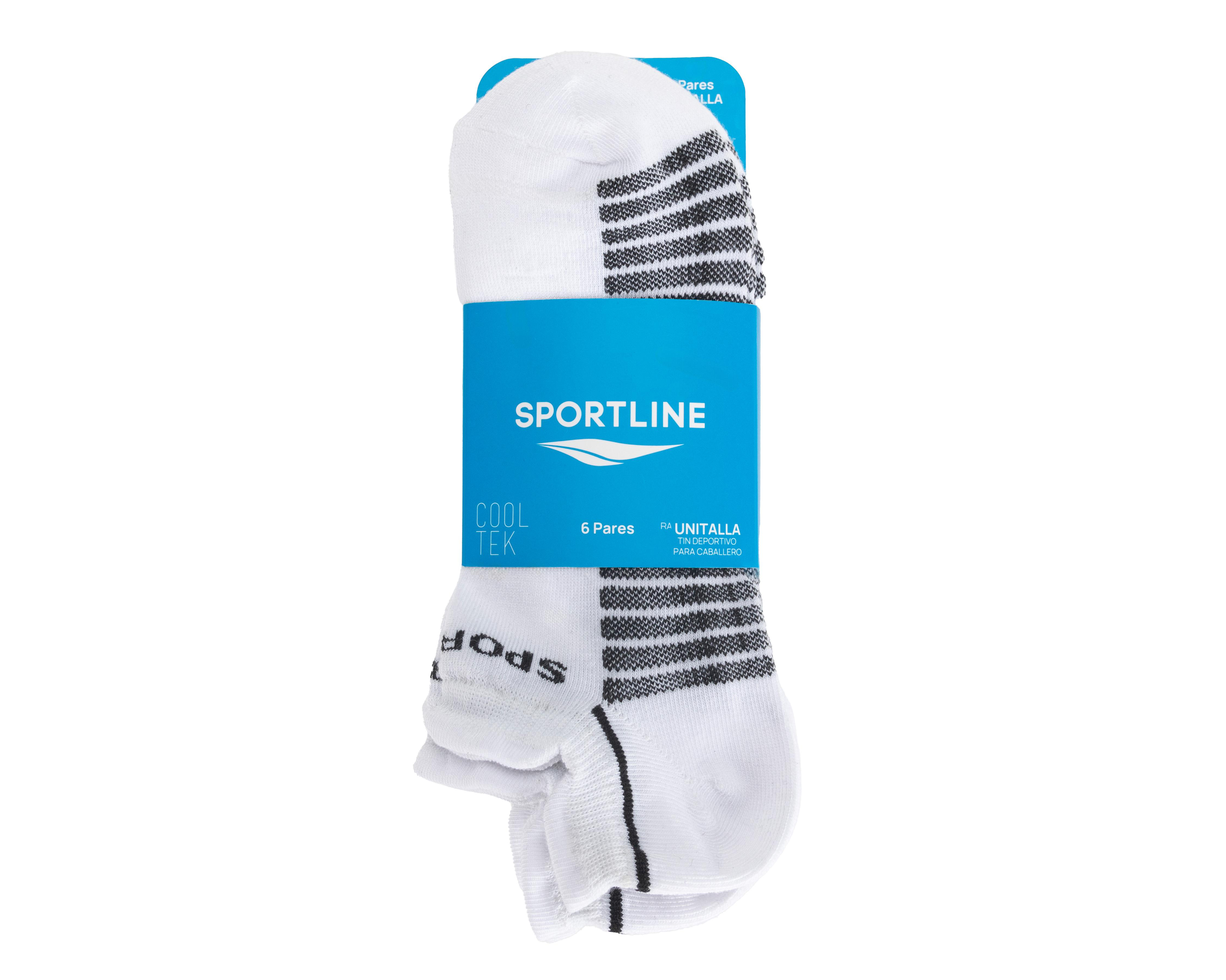 Foto 4 pulgar | Calcetas Deportivas Tines Sportline Cooltek para Hombre 6 Pares