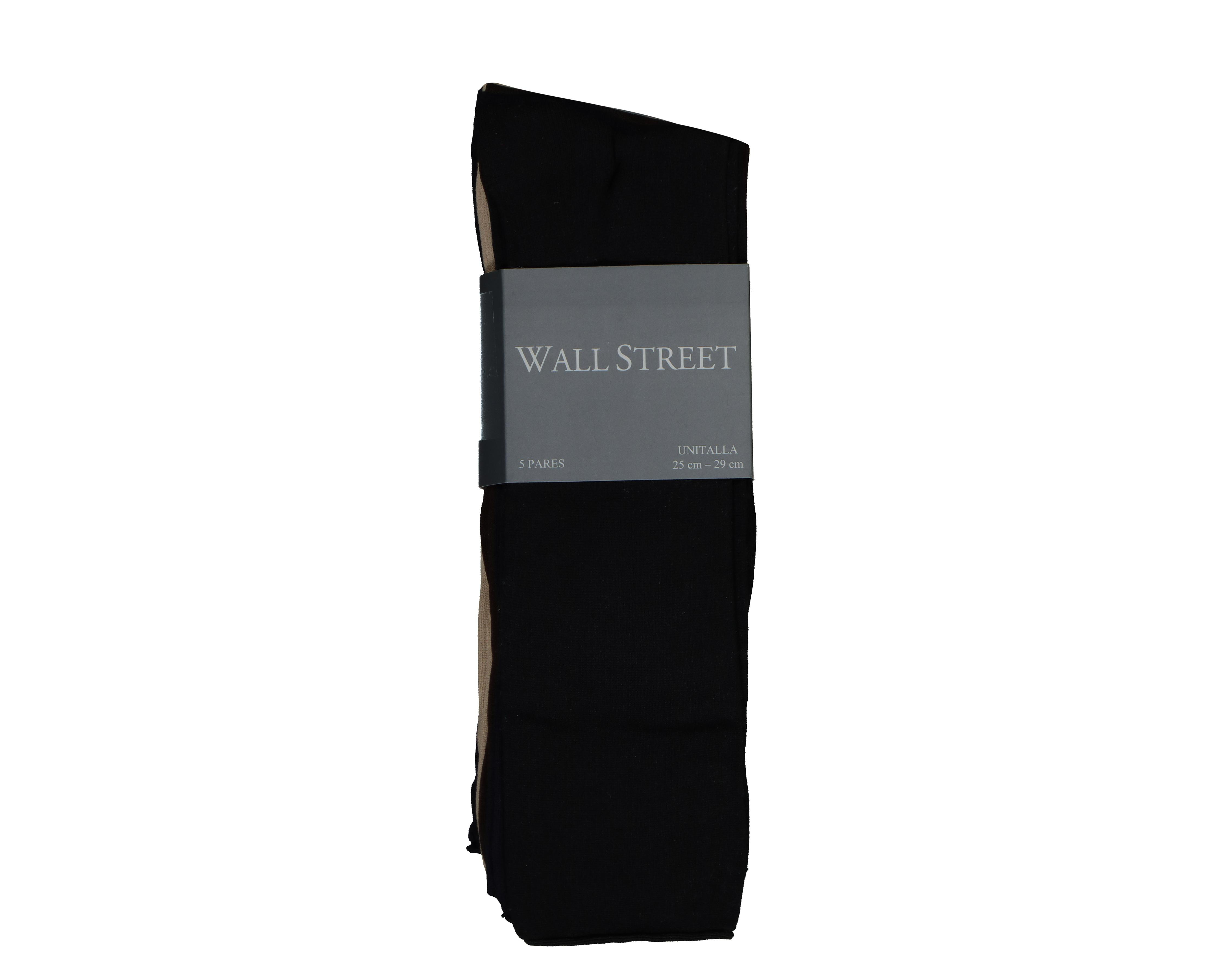 Foto 3 | Calcetas de Vestir Largas Wall Street para Hombre 5 Pares