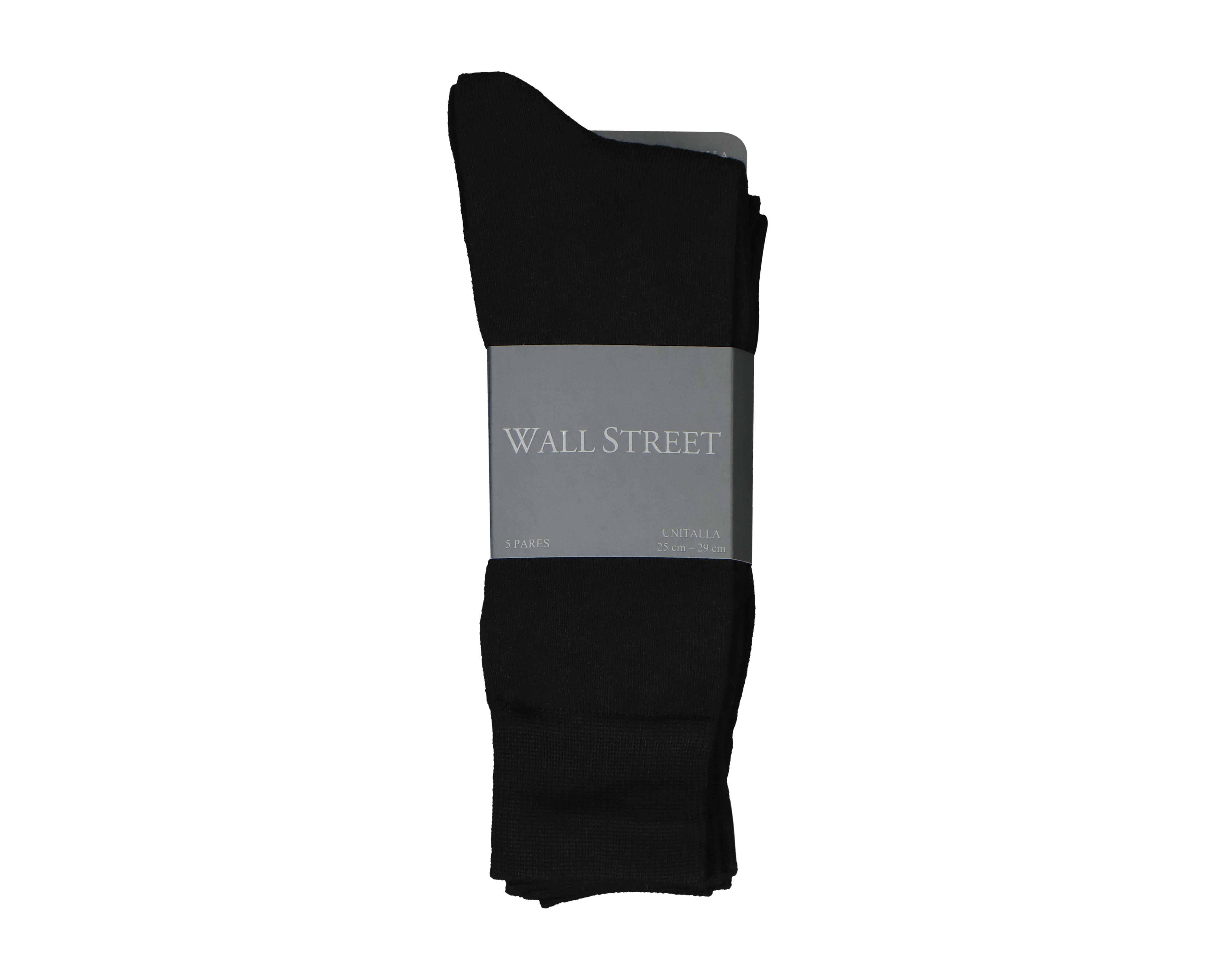 Foto 4 pulgar | Calcetas de Vestir Largas Wall Street para Hombre 5 Pares