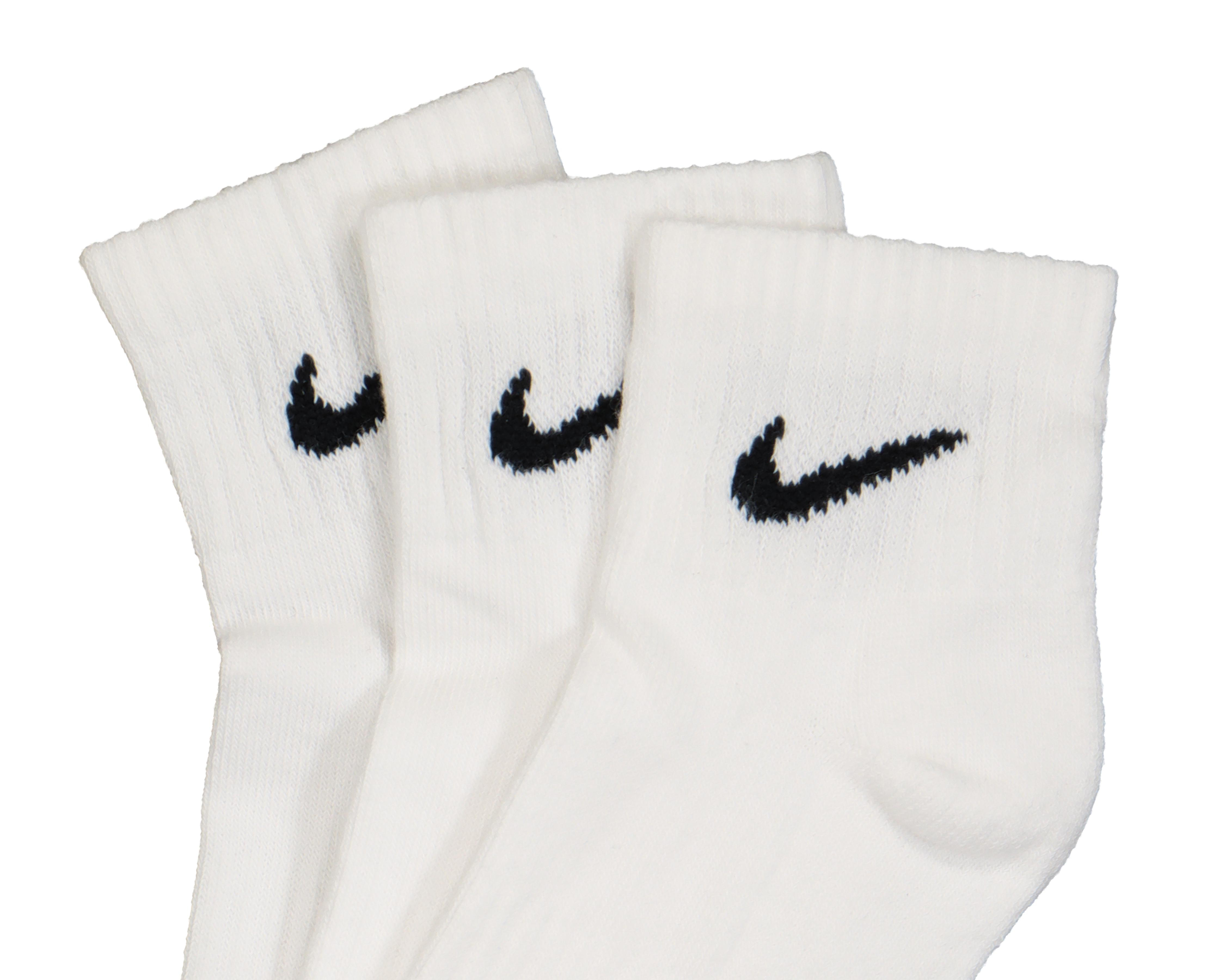 Foto 3 pulgar | Calcetas Deportivas Tobilleras Nike Everyday Cushioned para Hombre 3 Pares