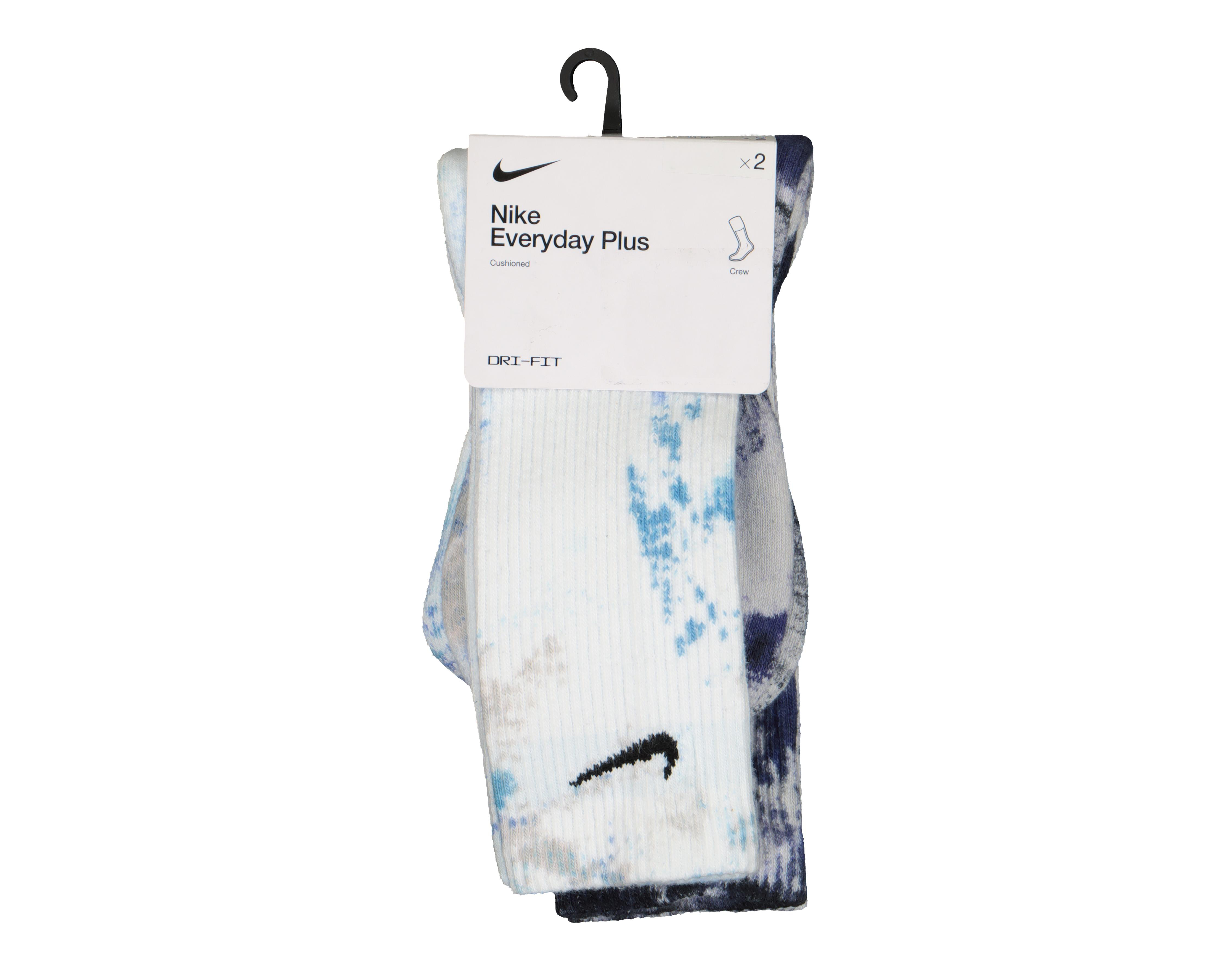 Foto 3 | Calcetas Largas Nike Everyday Plus para Hombre 2 Pares