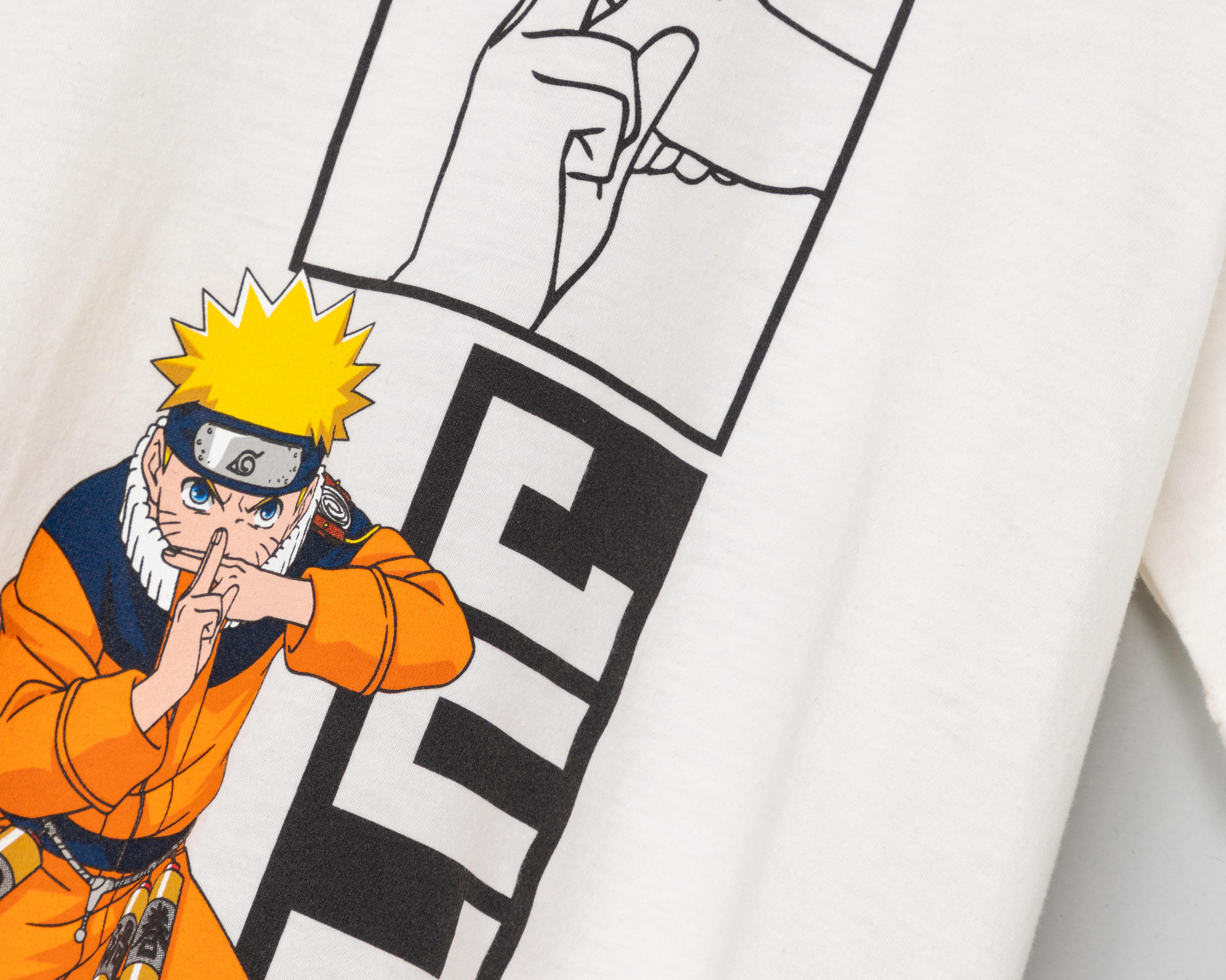 Foto 4 pulgar | Playera Naruto Cuello Redondo