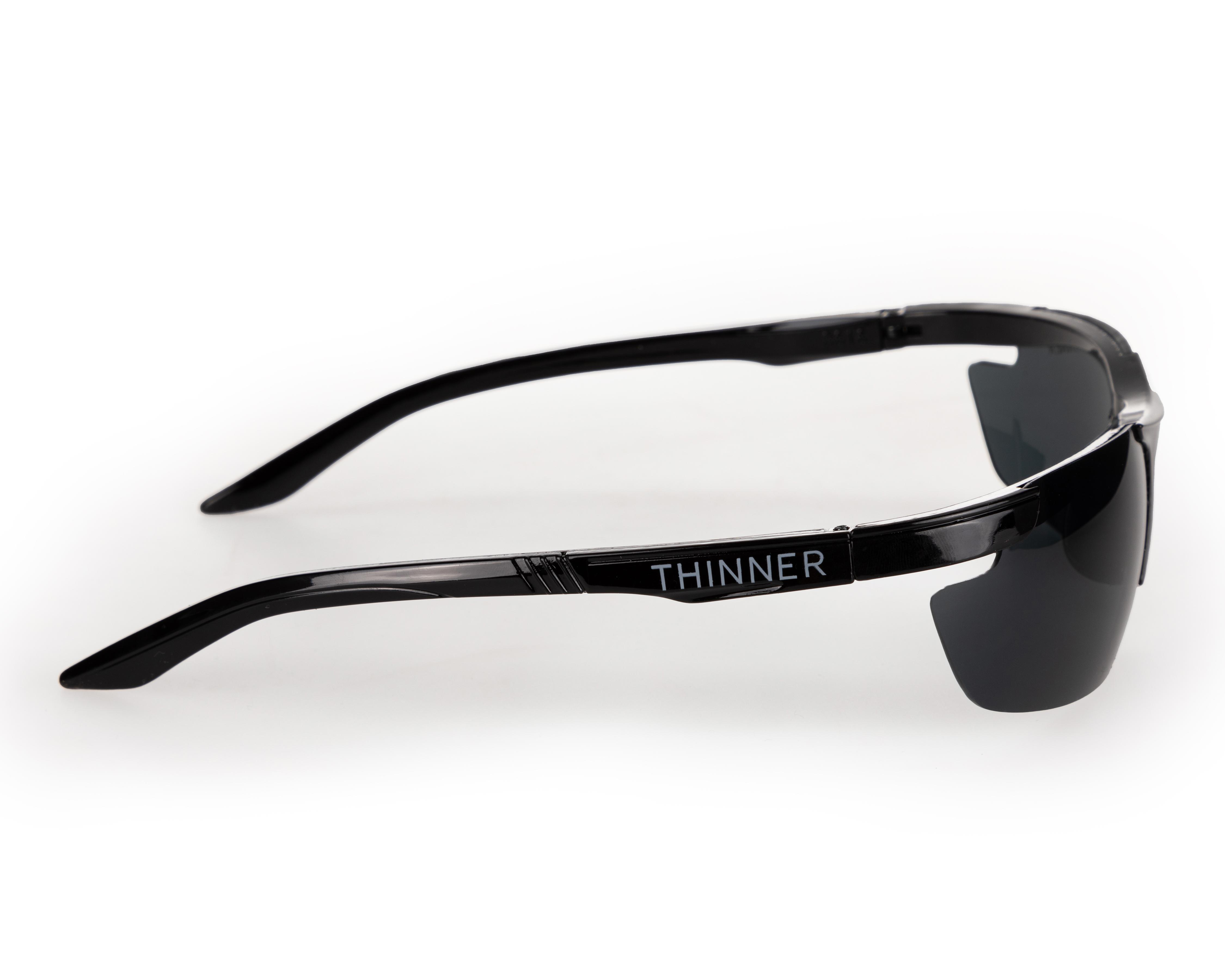 Foto 5 pulgar | Lentes de Sol Thinner Deportivos Negros