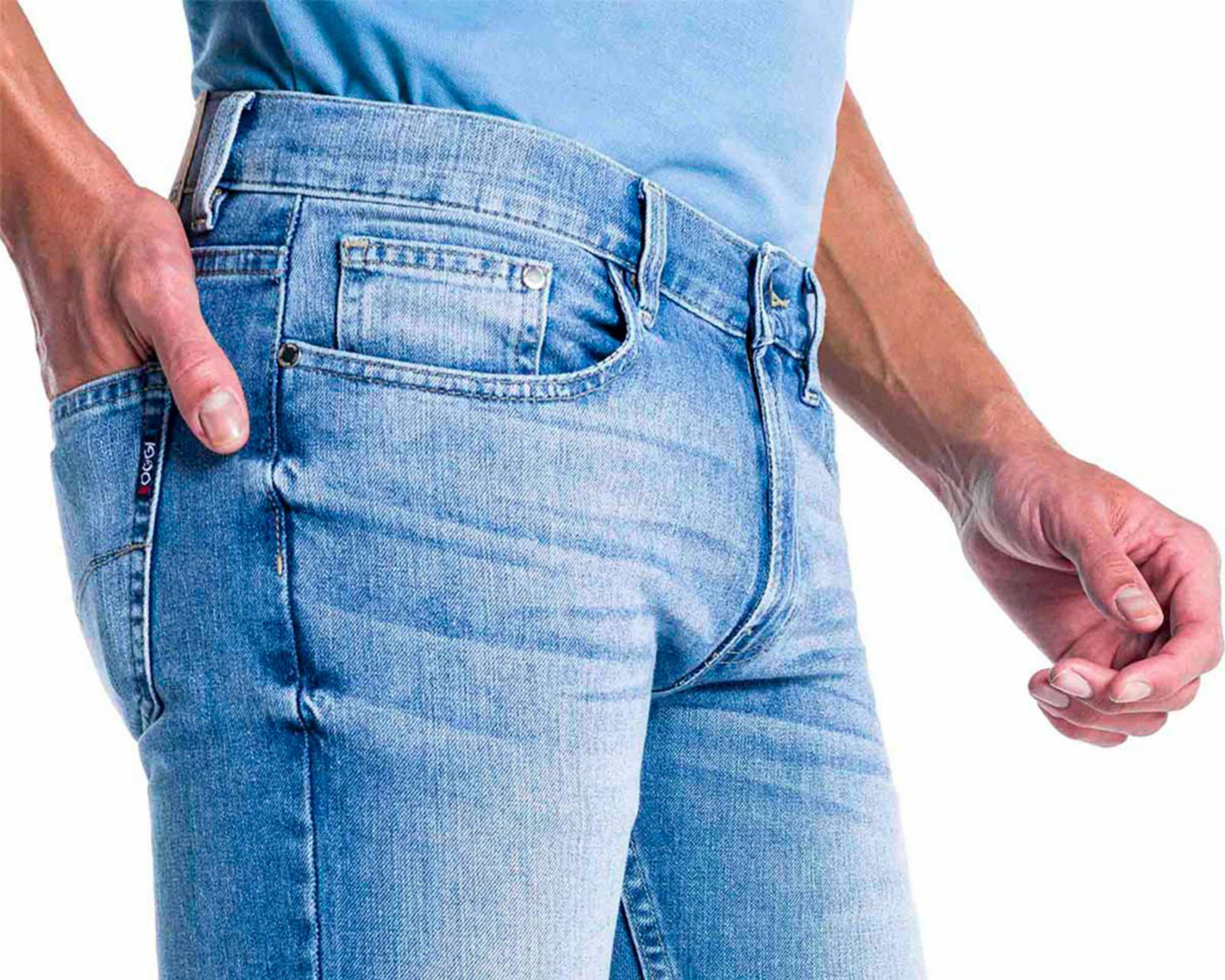 Foto 4 | Jeans Slim Oggi Iron Vintage para Hombre