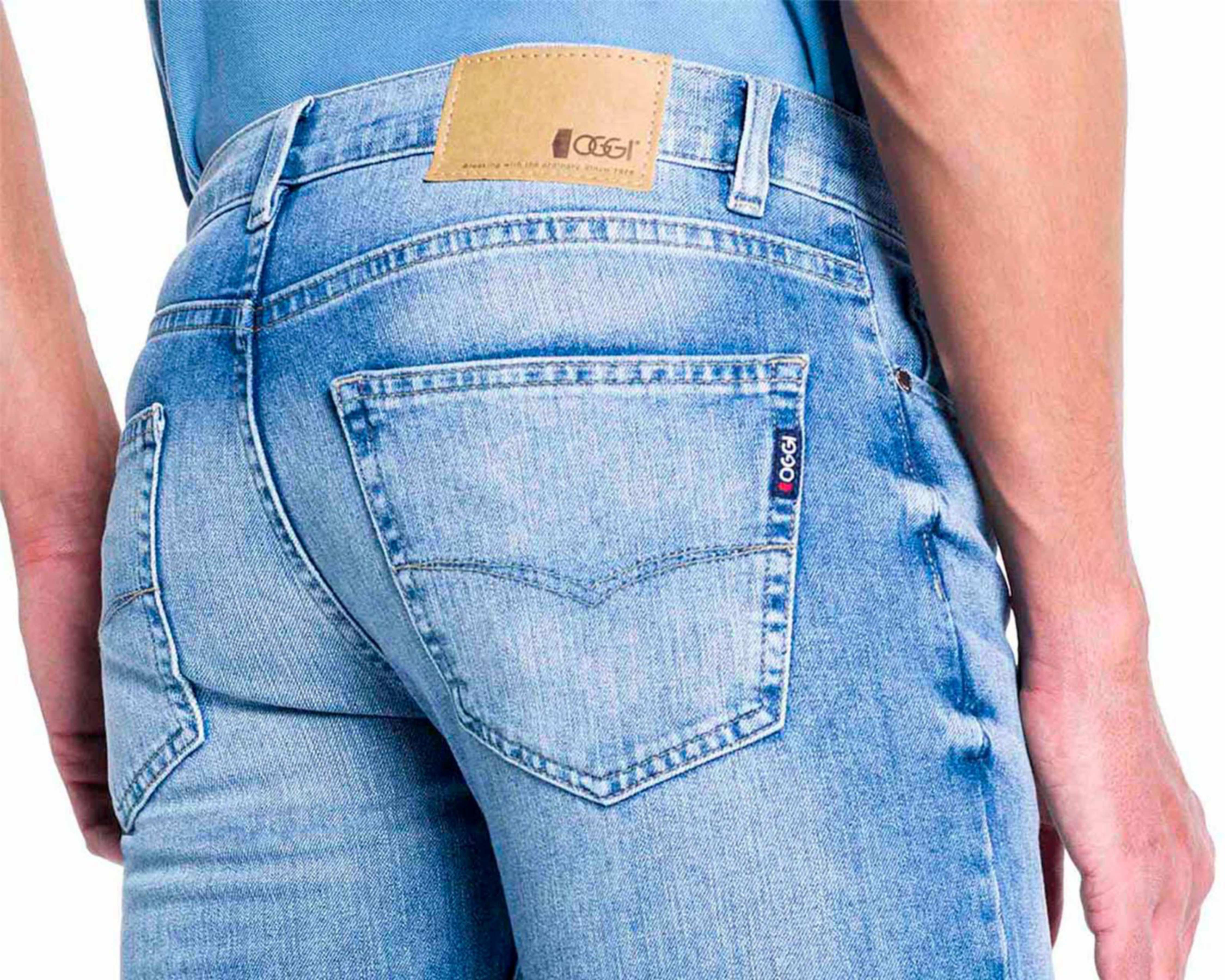 Foto 6 pulgar | Jeans Slim Oggi Iron Vintage para Hombre