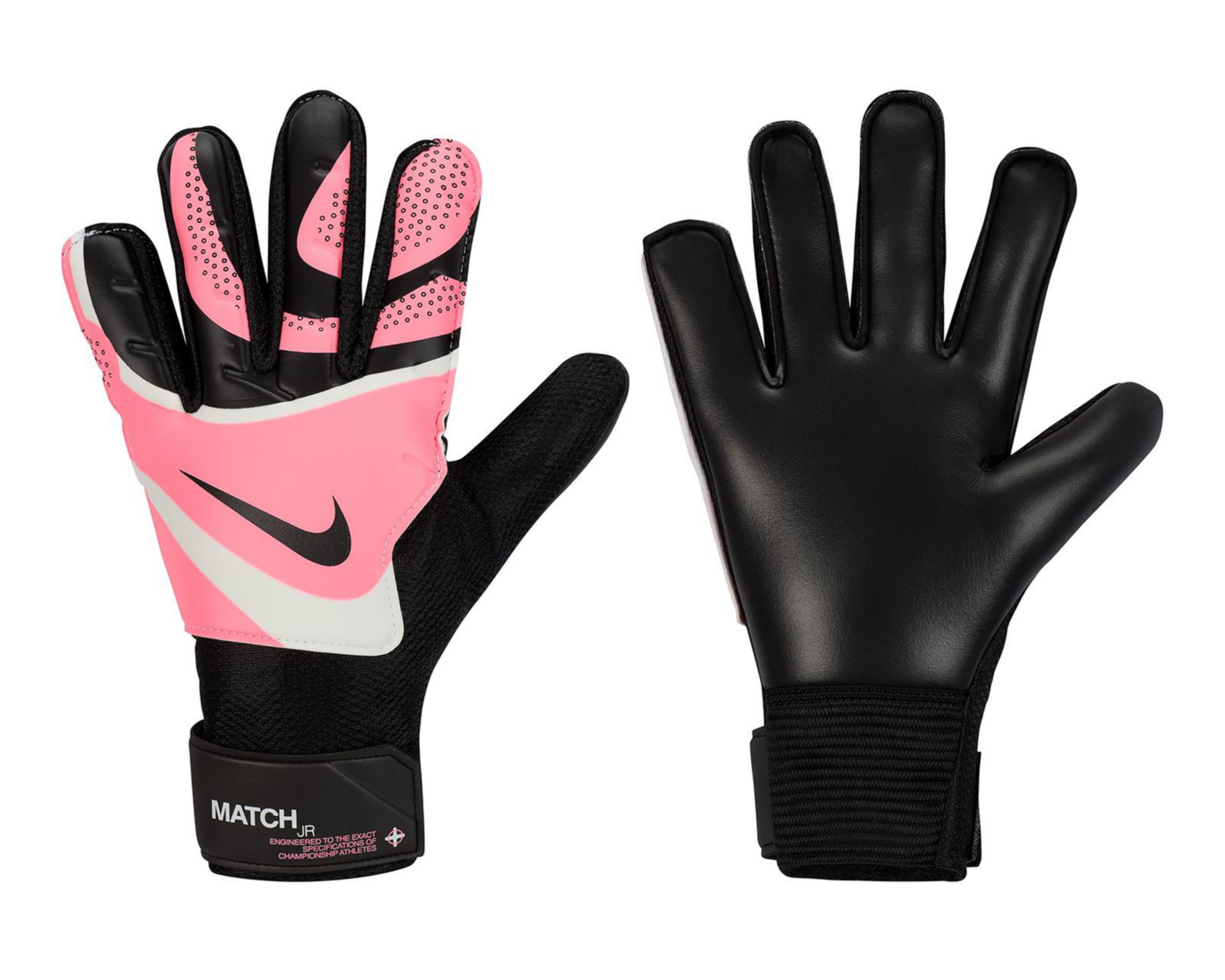 Foto 2 pulgar | Guantes de Portero para Futbol Nike Match Jr. Rosas Chicos