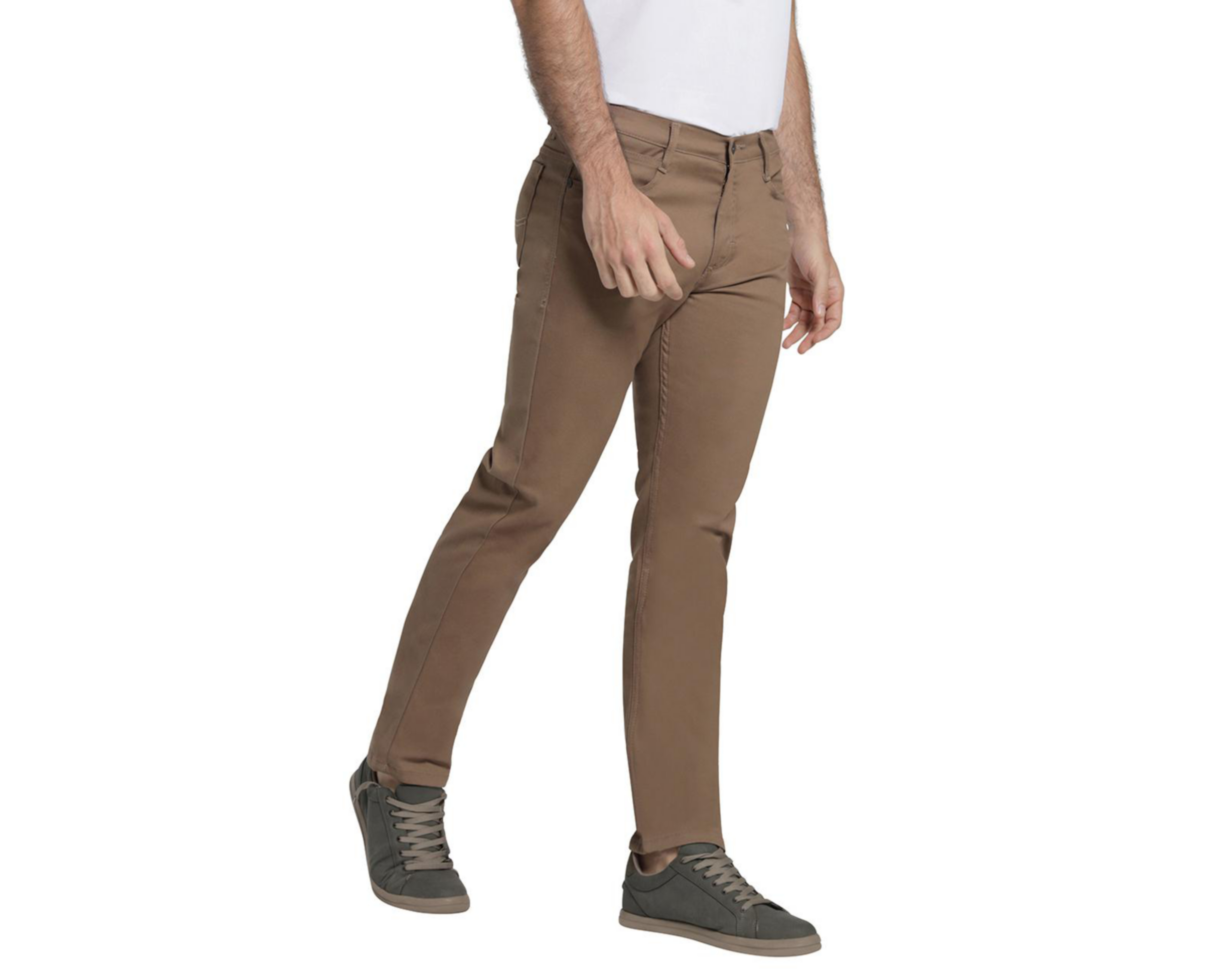 Foto 2 | Pantalón de Gabardina Lee Slim