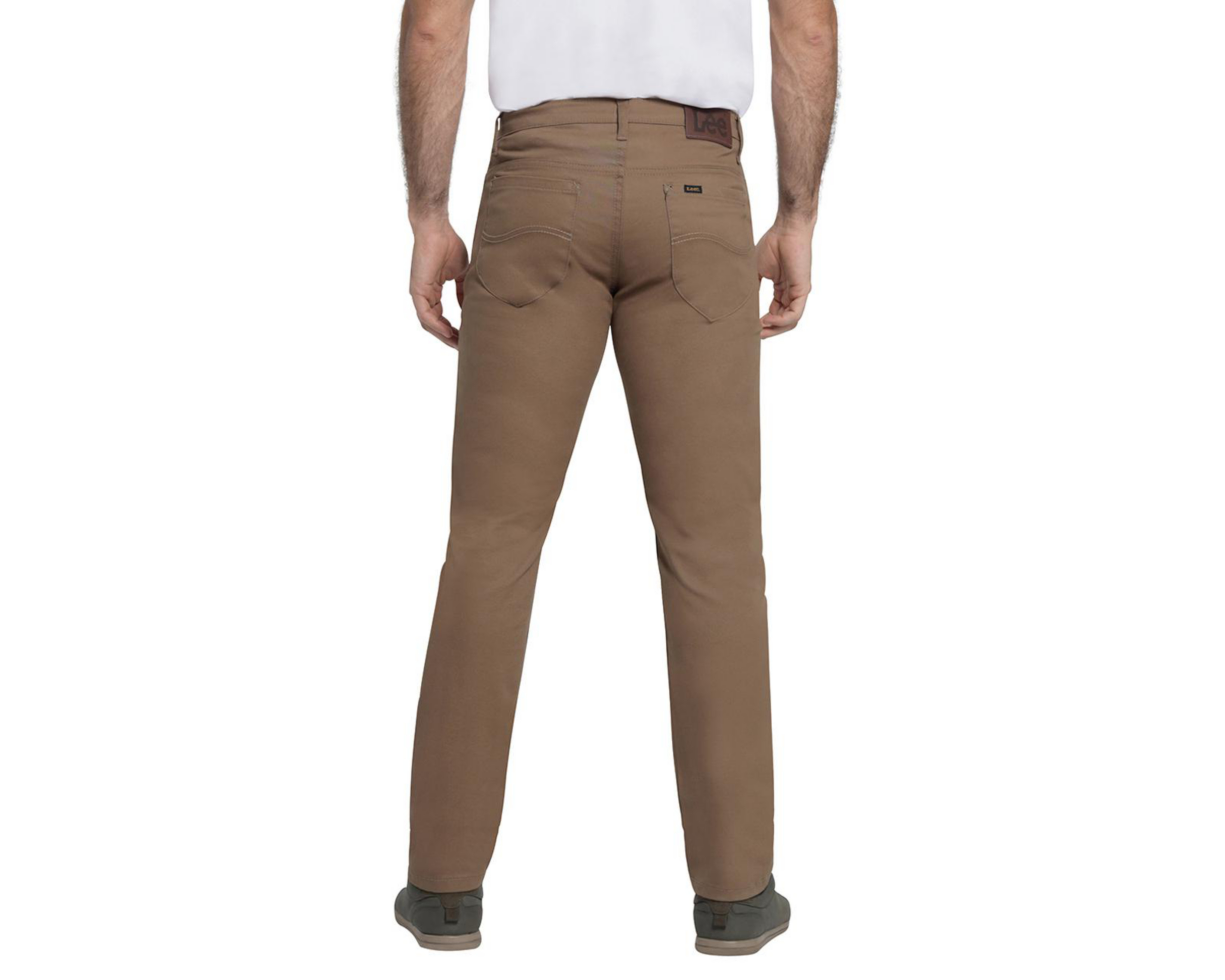Foto 4 pulgar | Pantalón de Gabardina Lee Slim