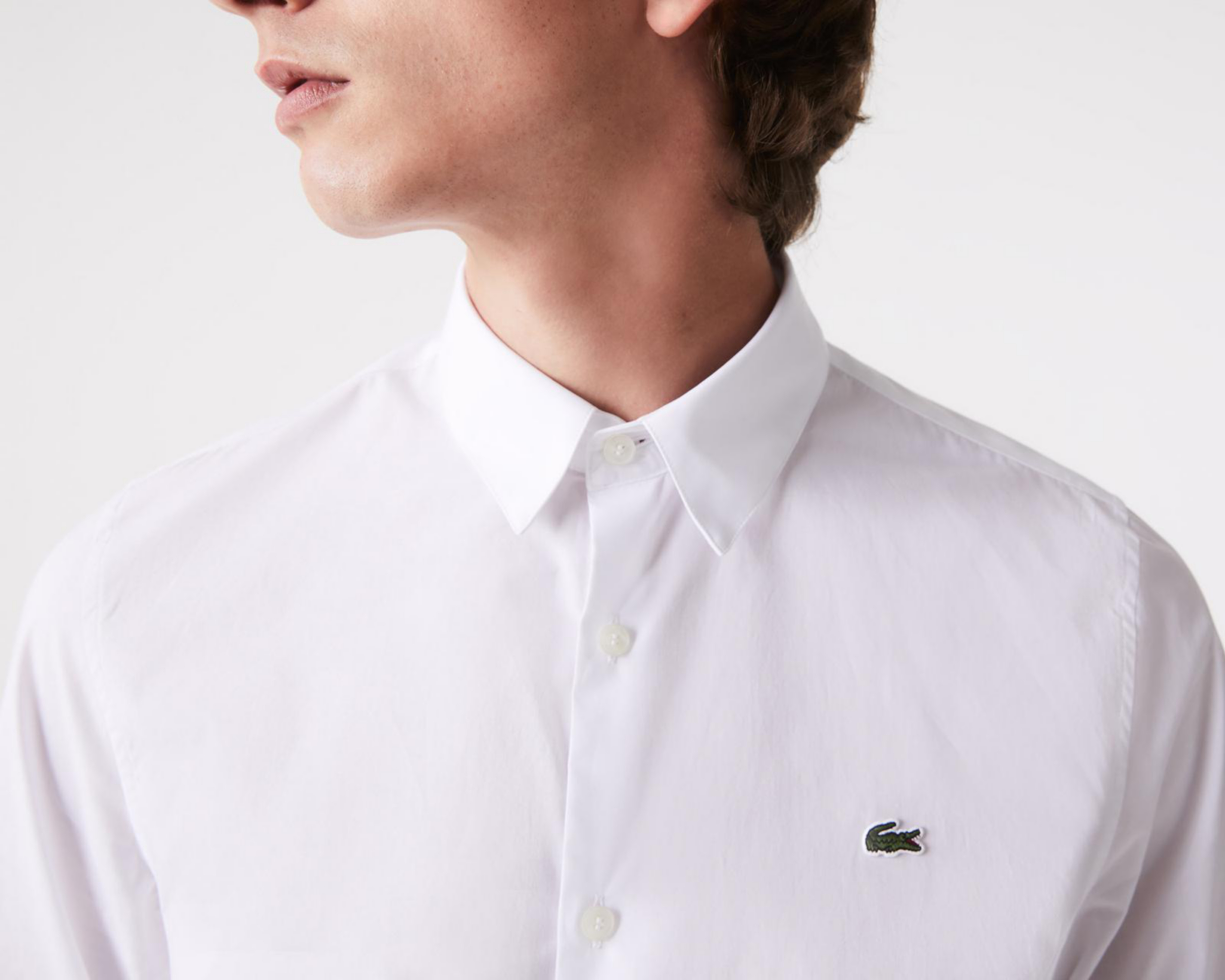 Foto 3 pulgar | Camisa Casual Lacoste Slim Fit Lisa